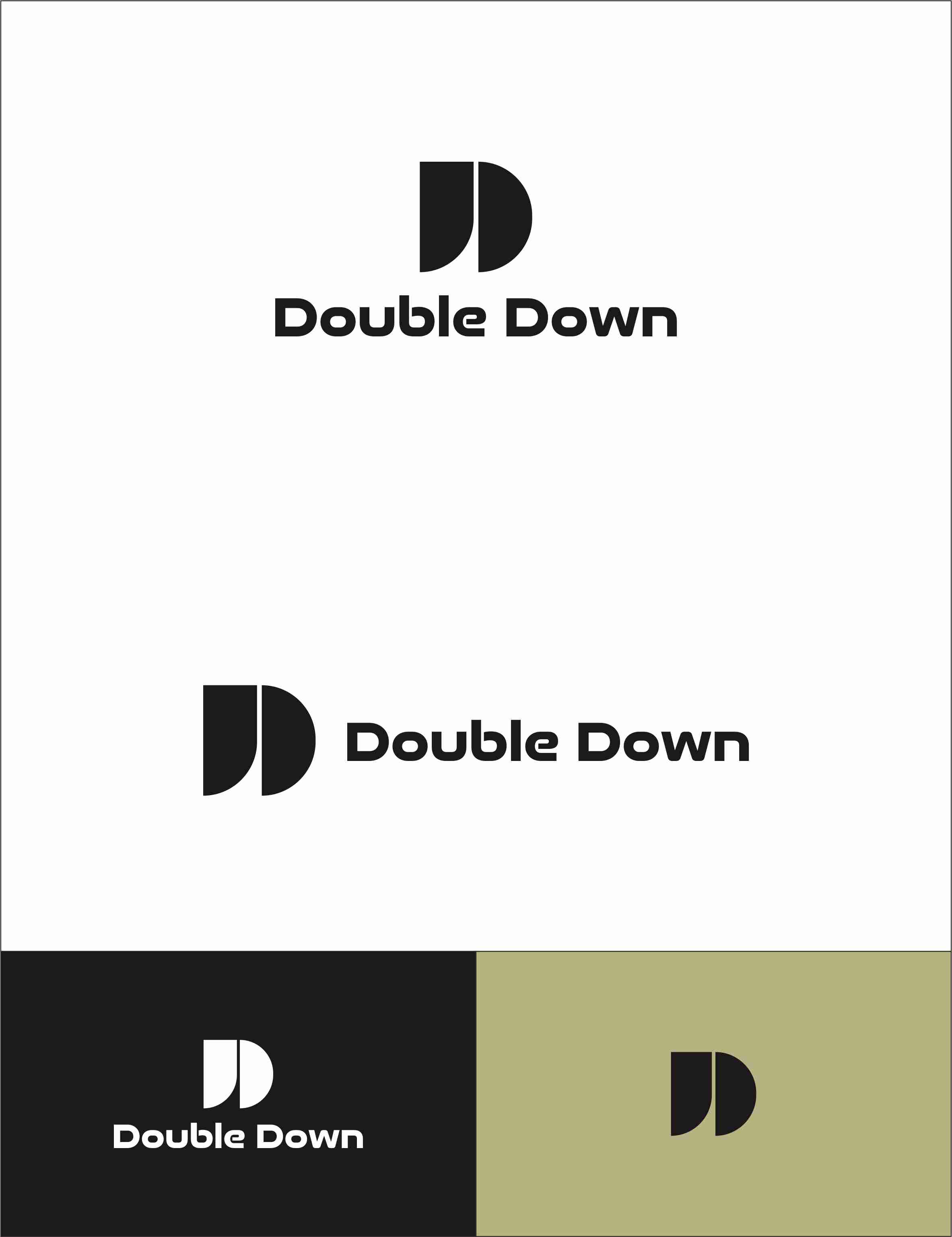 Logo Design by Mas Arief for Double Down | Design #35890685