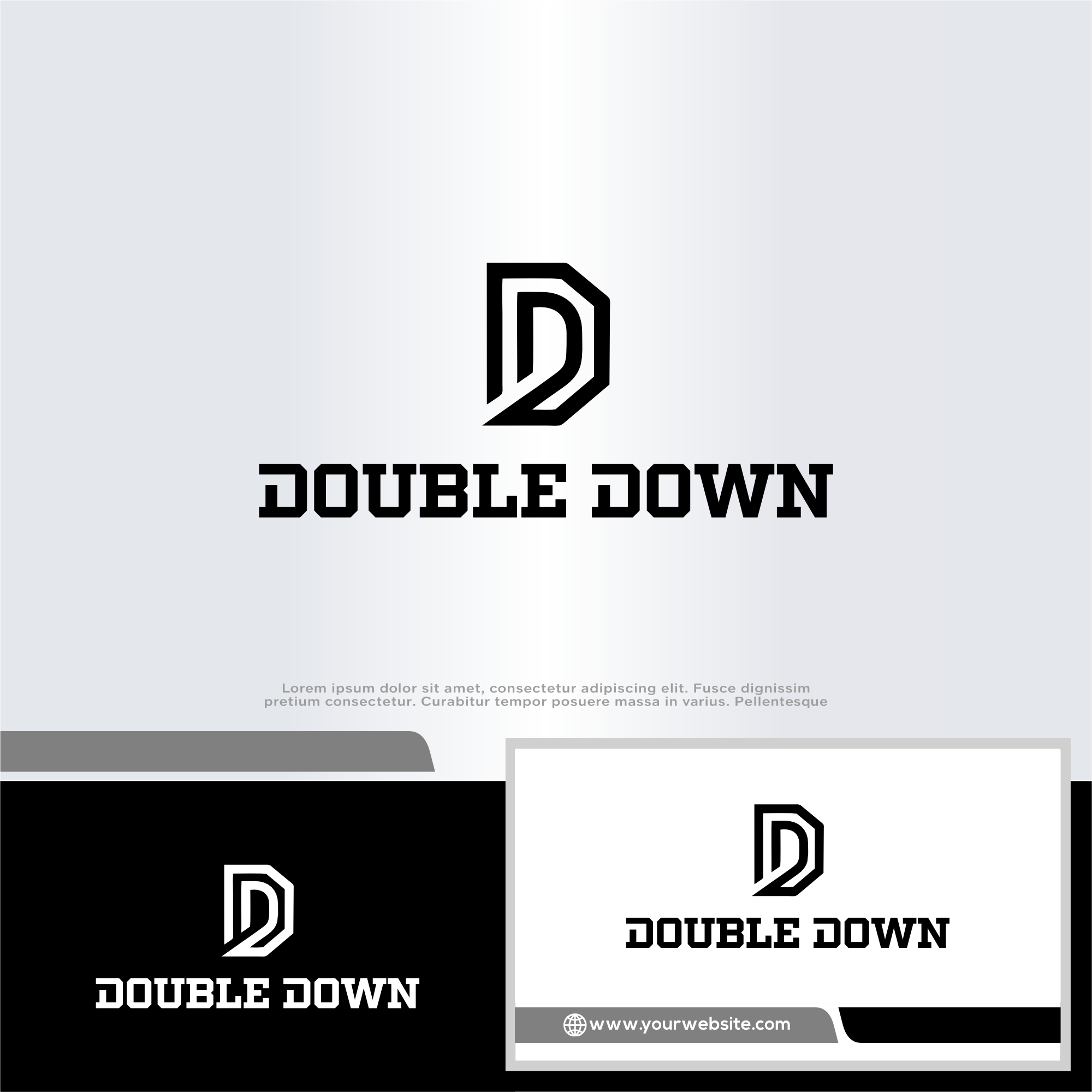Logo Design by win it for Double Down | Design #35889072