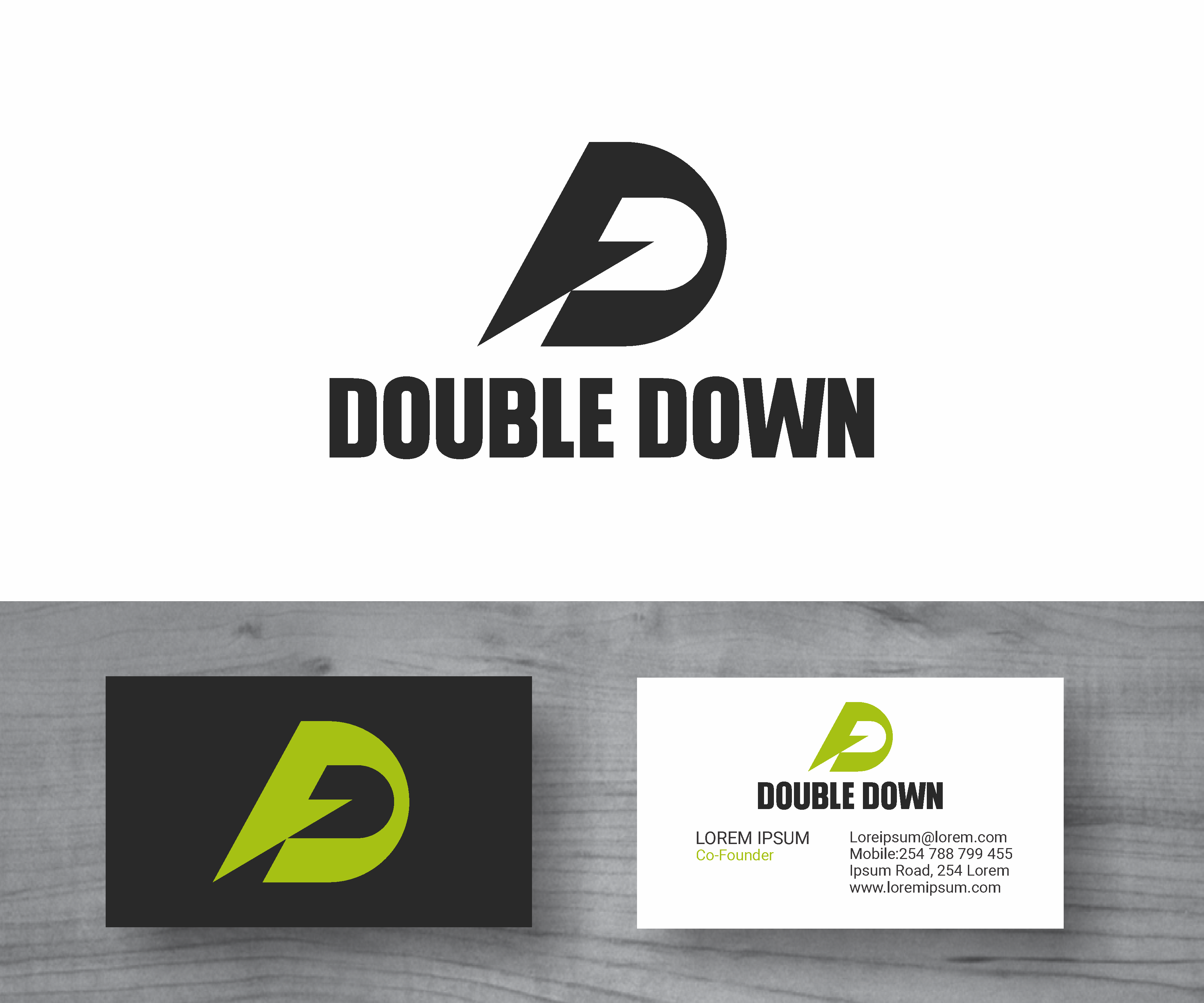 Diseño de Logo por MBARO para Double Down | Diseño #35971320