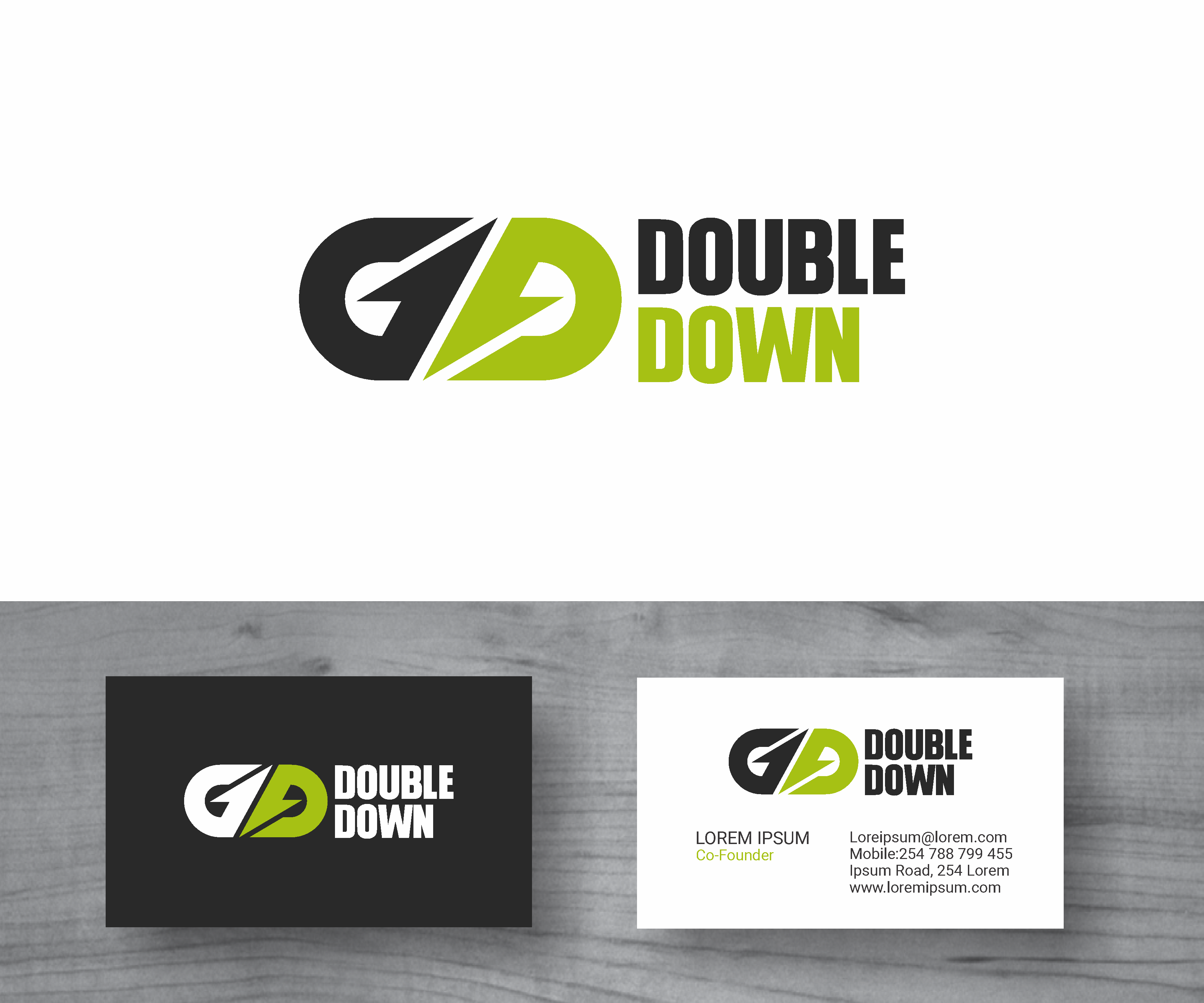 Logo Design by MBARO for Double Down | Design #35971321