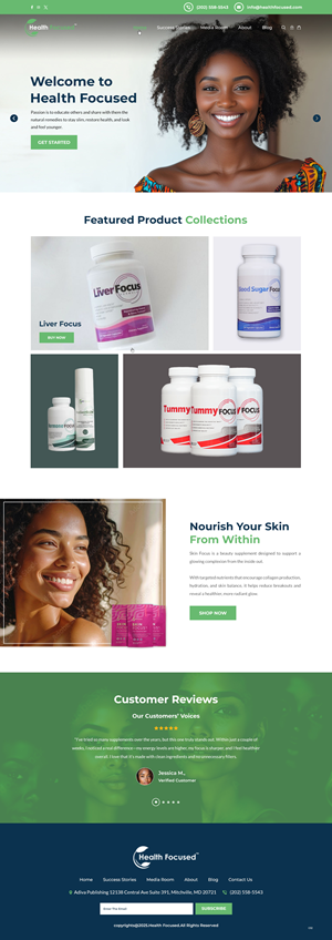 Shopify Design by pb for Adiva+Publishing | Design: #35900139
