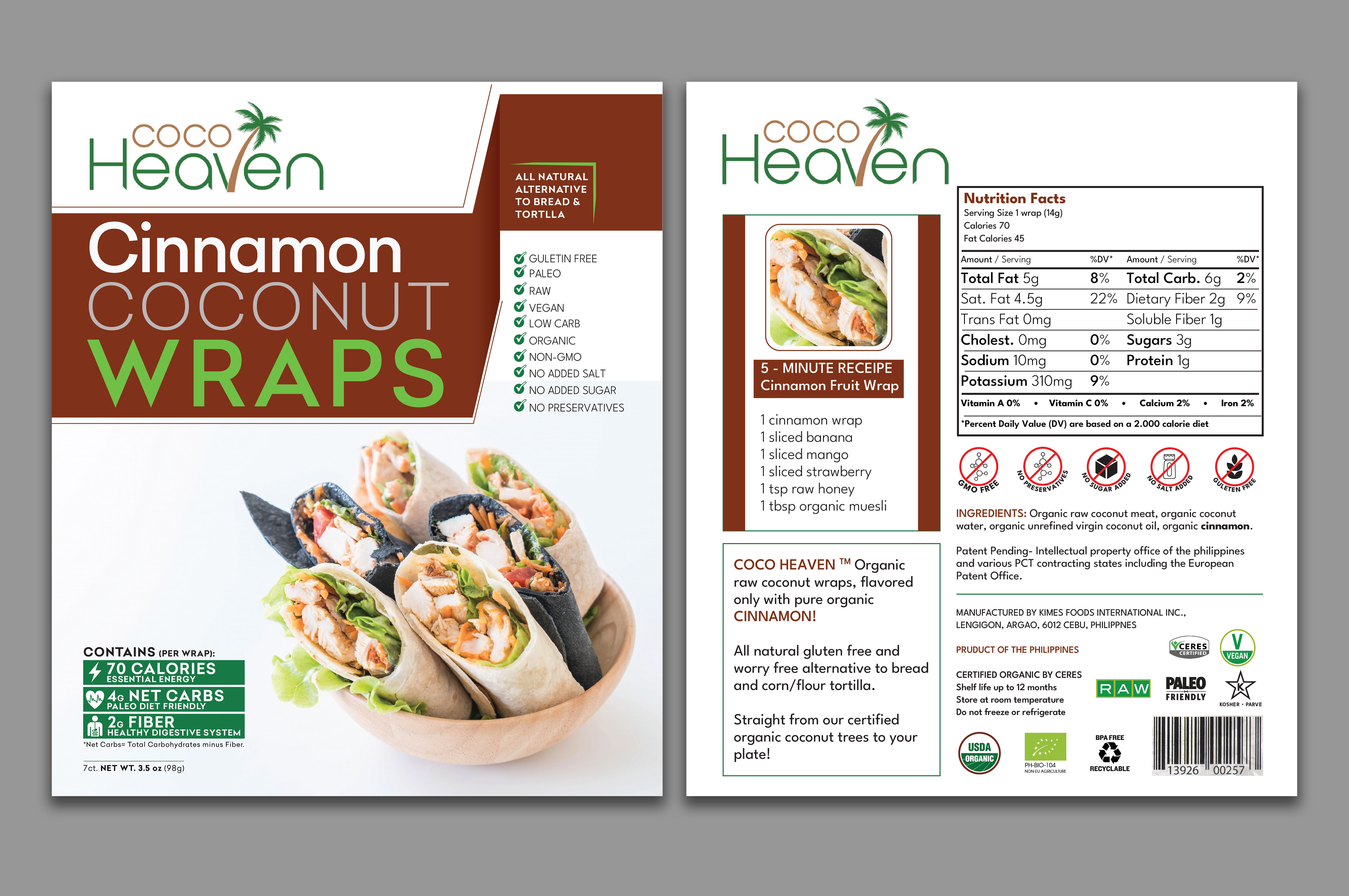 Grafik-Design von Fine Graphics House für Kimes FoodsInternational,Inc. | Design #35930944