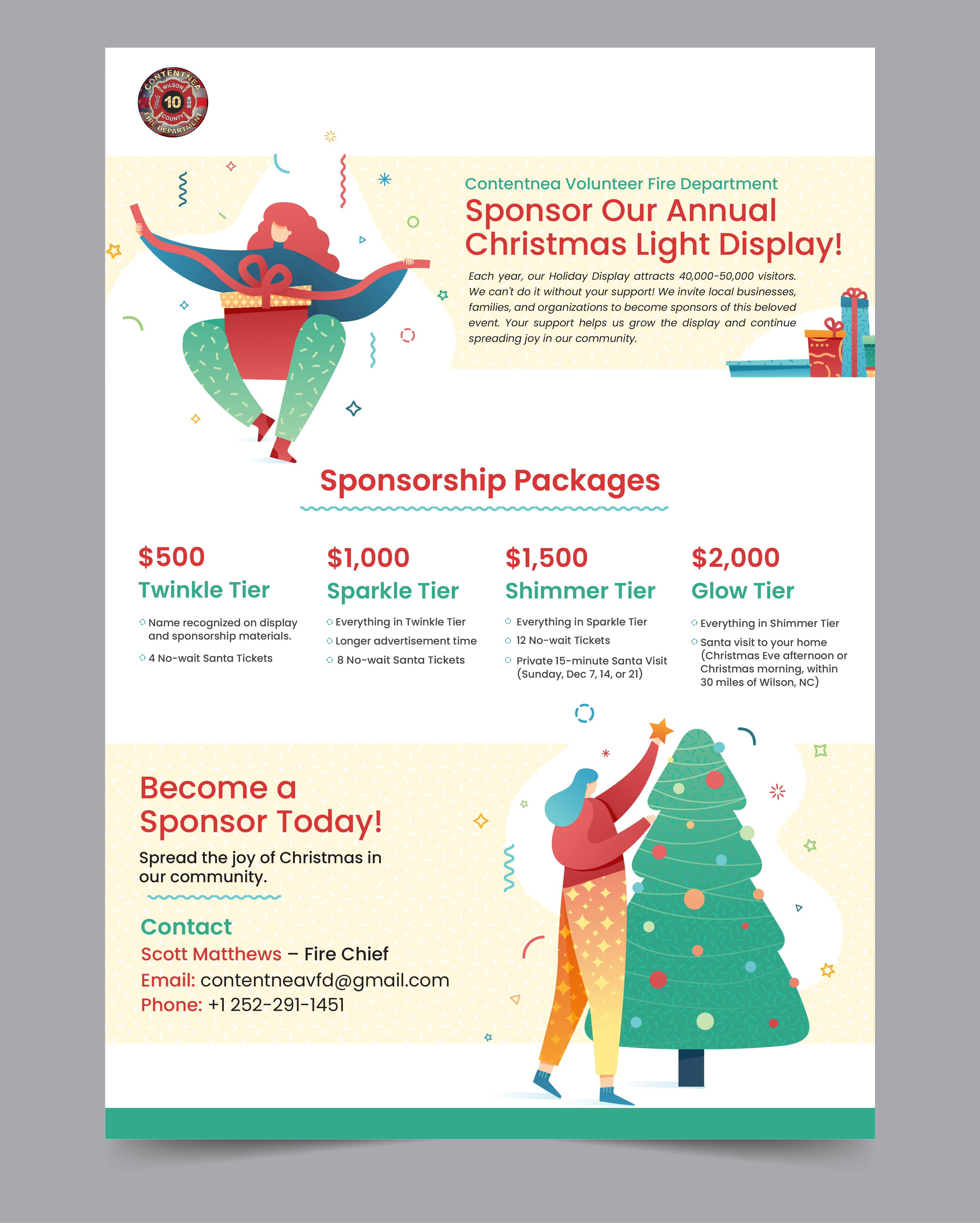 Flyer Design by ShahriaAbir for Contentnea Volunteer Fire Department | Design #35903501