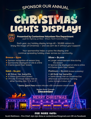 Contentnea Christmas Sponsor Flyer