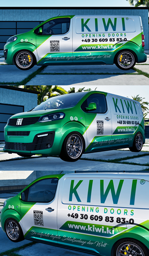 Car Wrap Design by VEDG for KIWI.KI GmbH | Design: #35921285