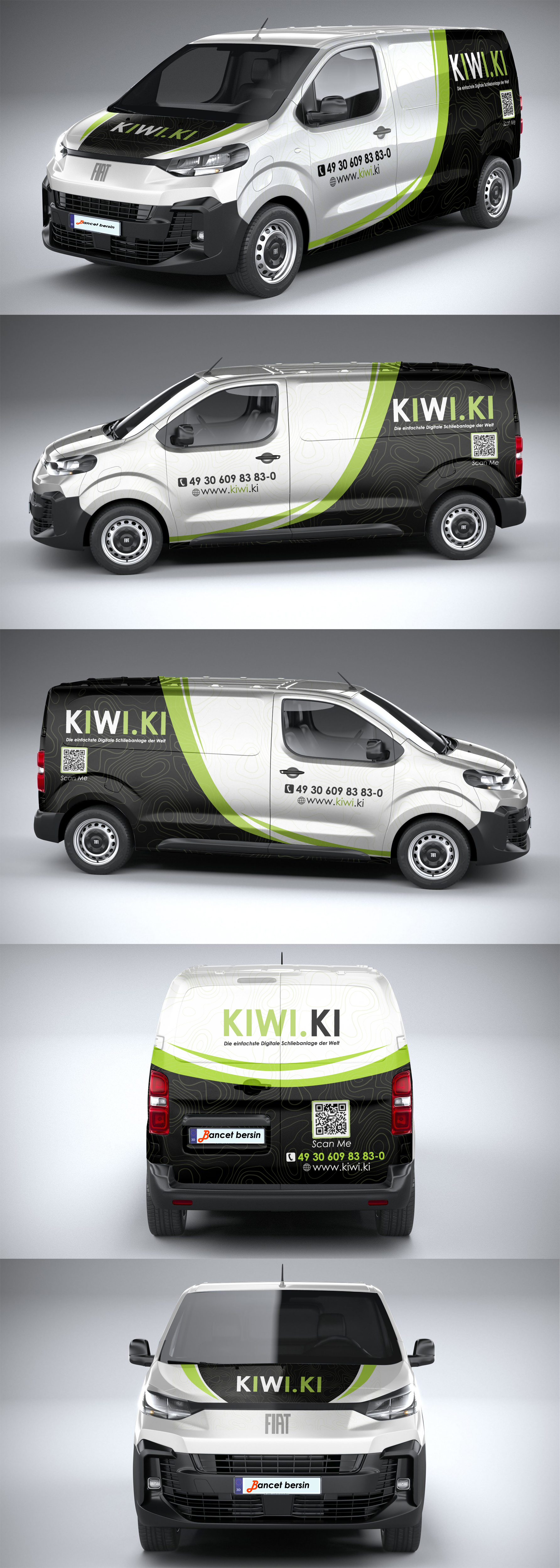 Diseño de Rotulación de Vehículo por Virgy priatna putra para KIWI.KI GmbH | Diseño #35934145