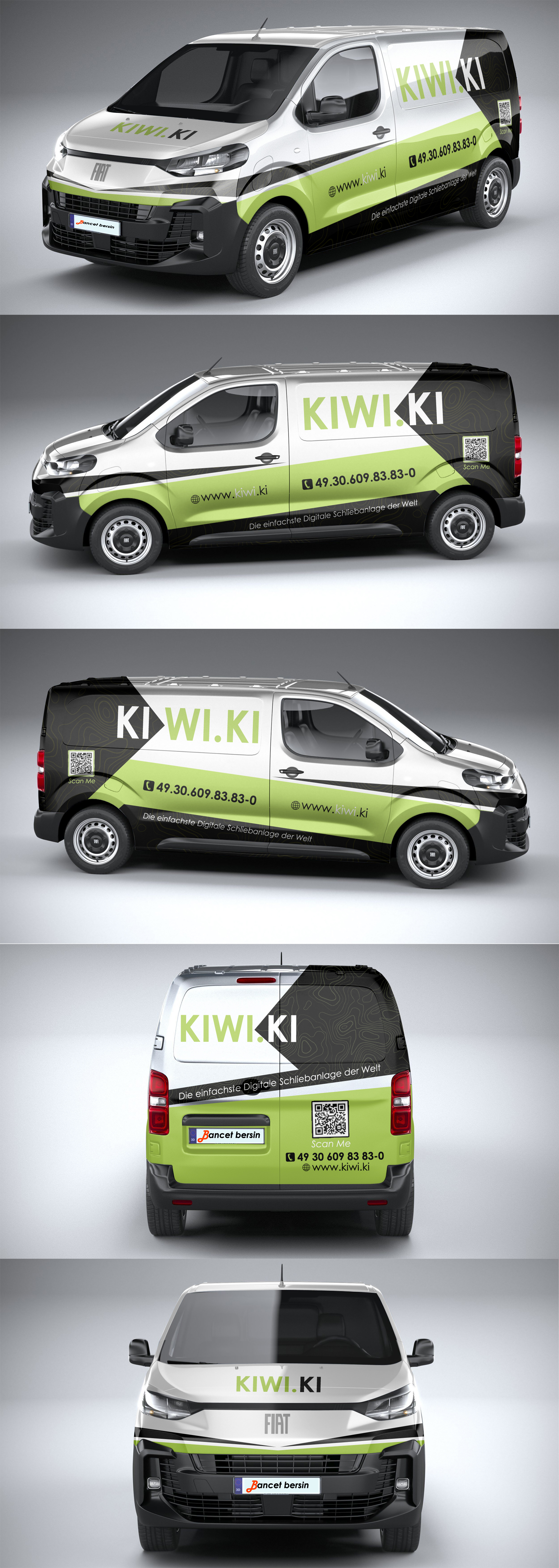 Diseño de Rotulación de Vehículo por Virgy priatna putra para KIWI.KI GmbH | Diseño #35934147