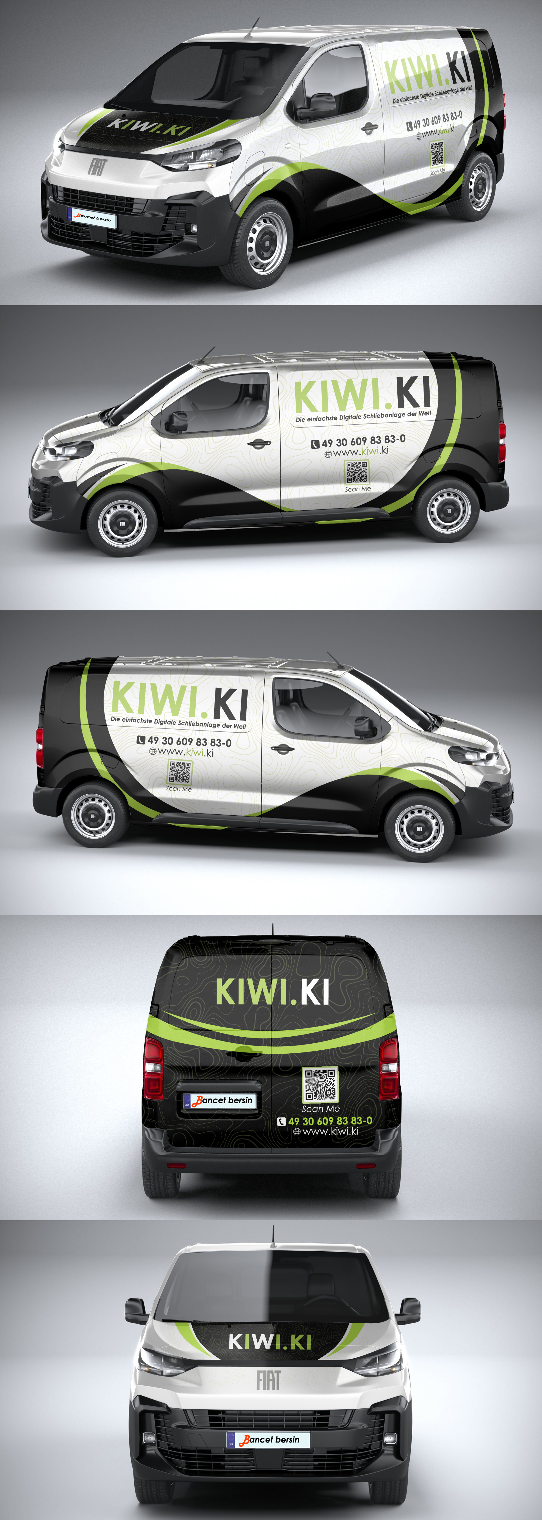 Diseño de Rotulación de Vehículo por Virgy priatna putra para KIWI.KI GmbH | Diseño #35934148