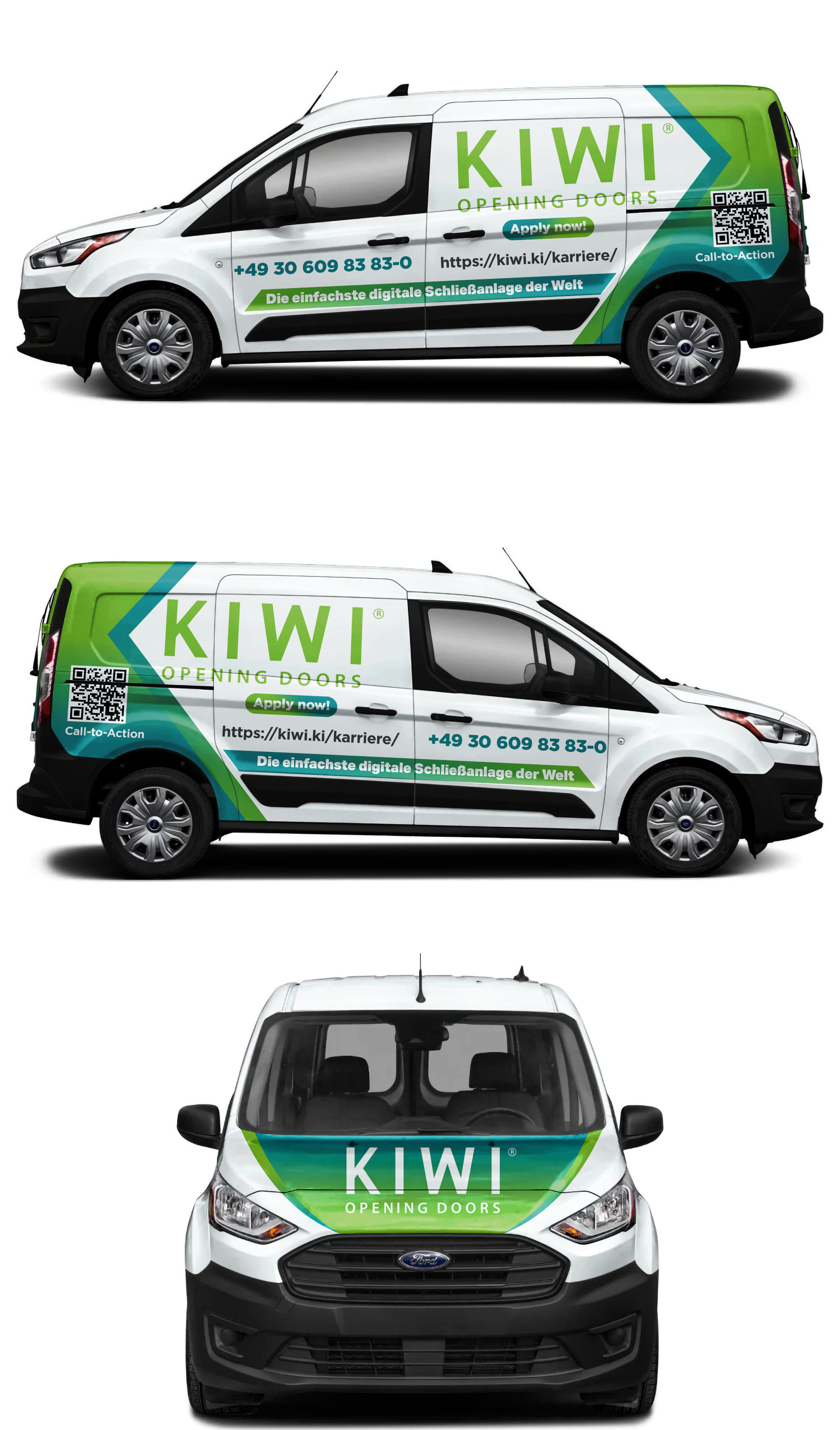 Car Wrap Design by LAXMI DESIGNHUB for KIWI.KI GmbH | Design #35905507