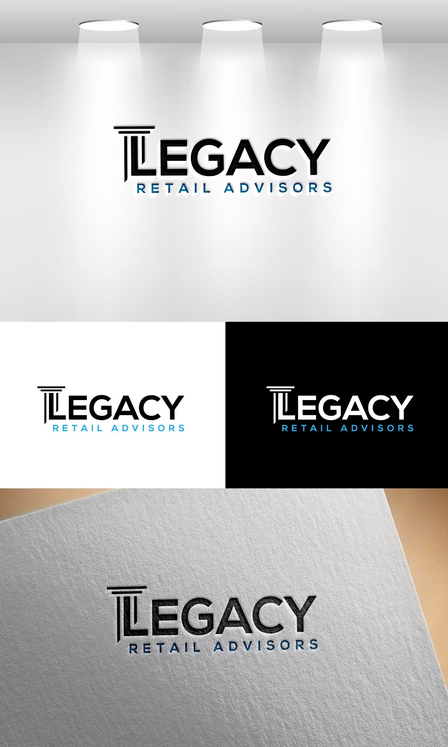 Logo Design by Mi Design1 for Legacy Retail Advisors | Design #35901935