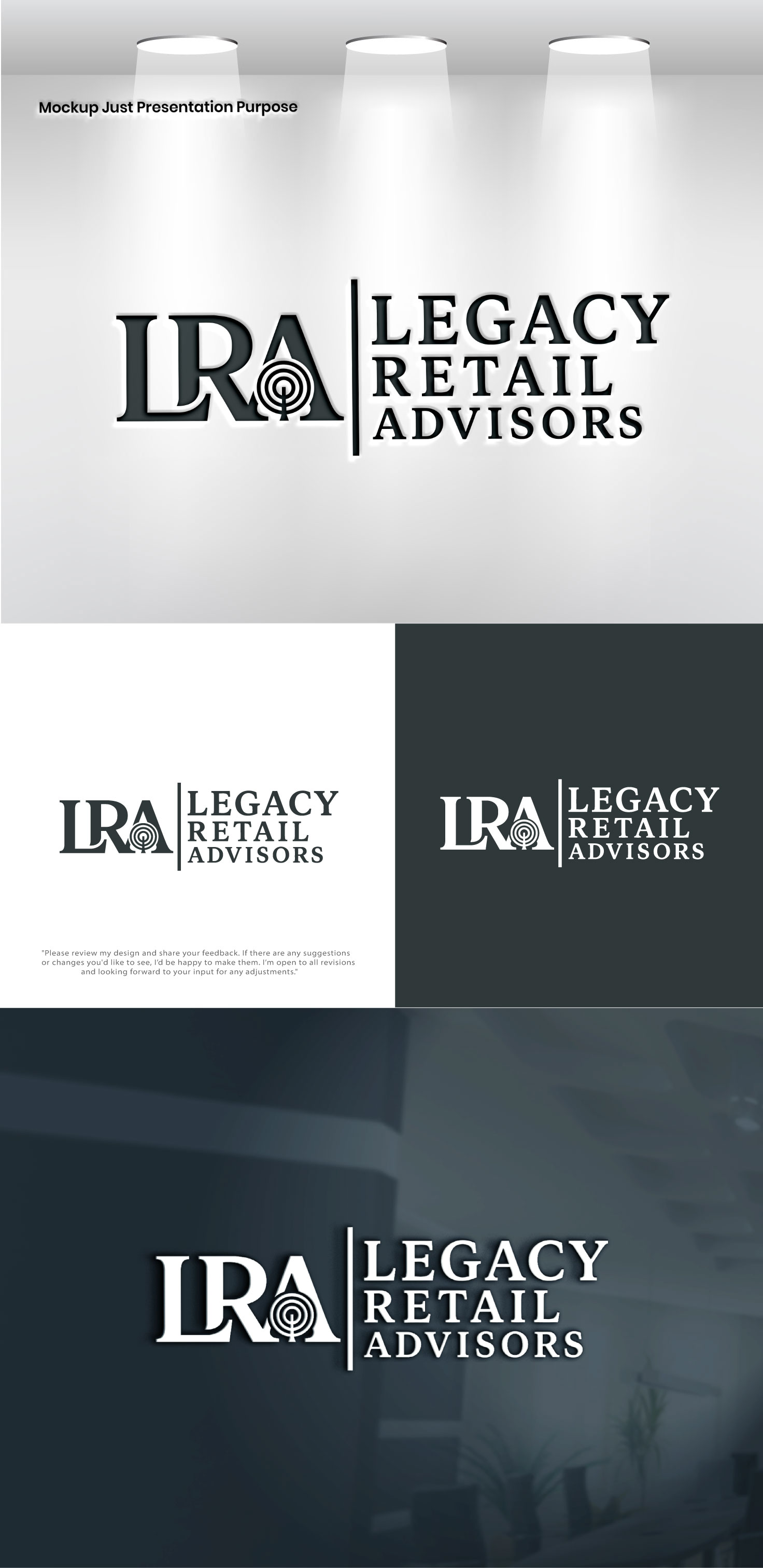 Logo Design by VectorForge for Legacy Retail Advisors | Design #35910473