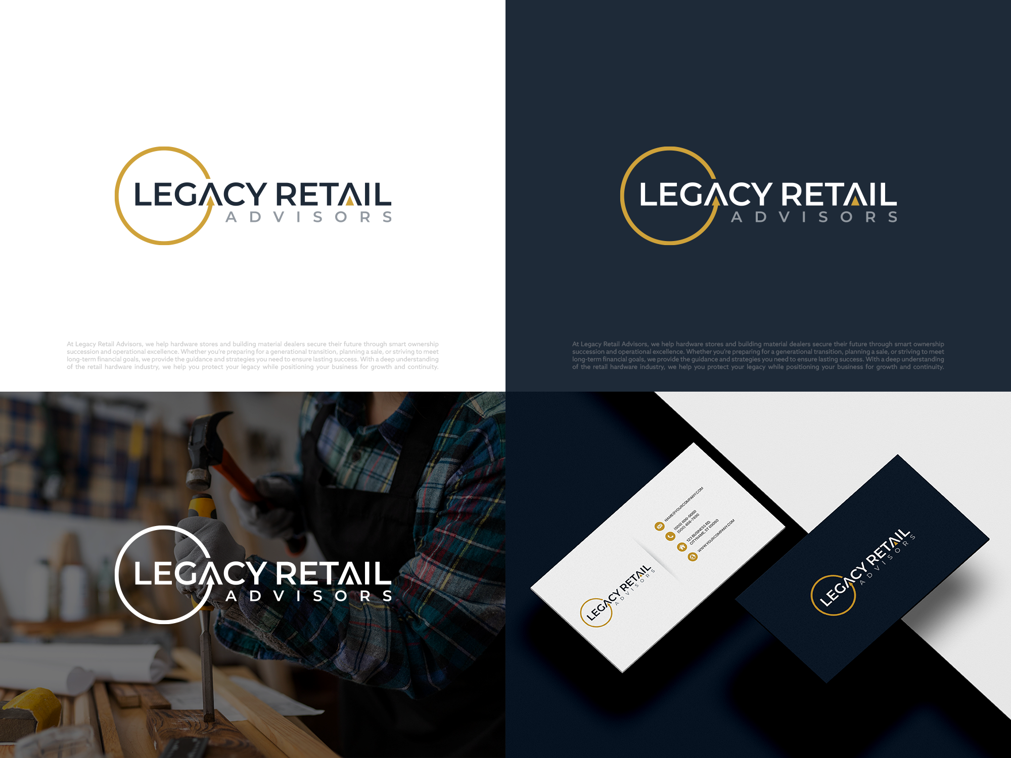 Logo Design by COLOUR CREATIVE for Legacy Retail Advisors | Design #35906176