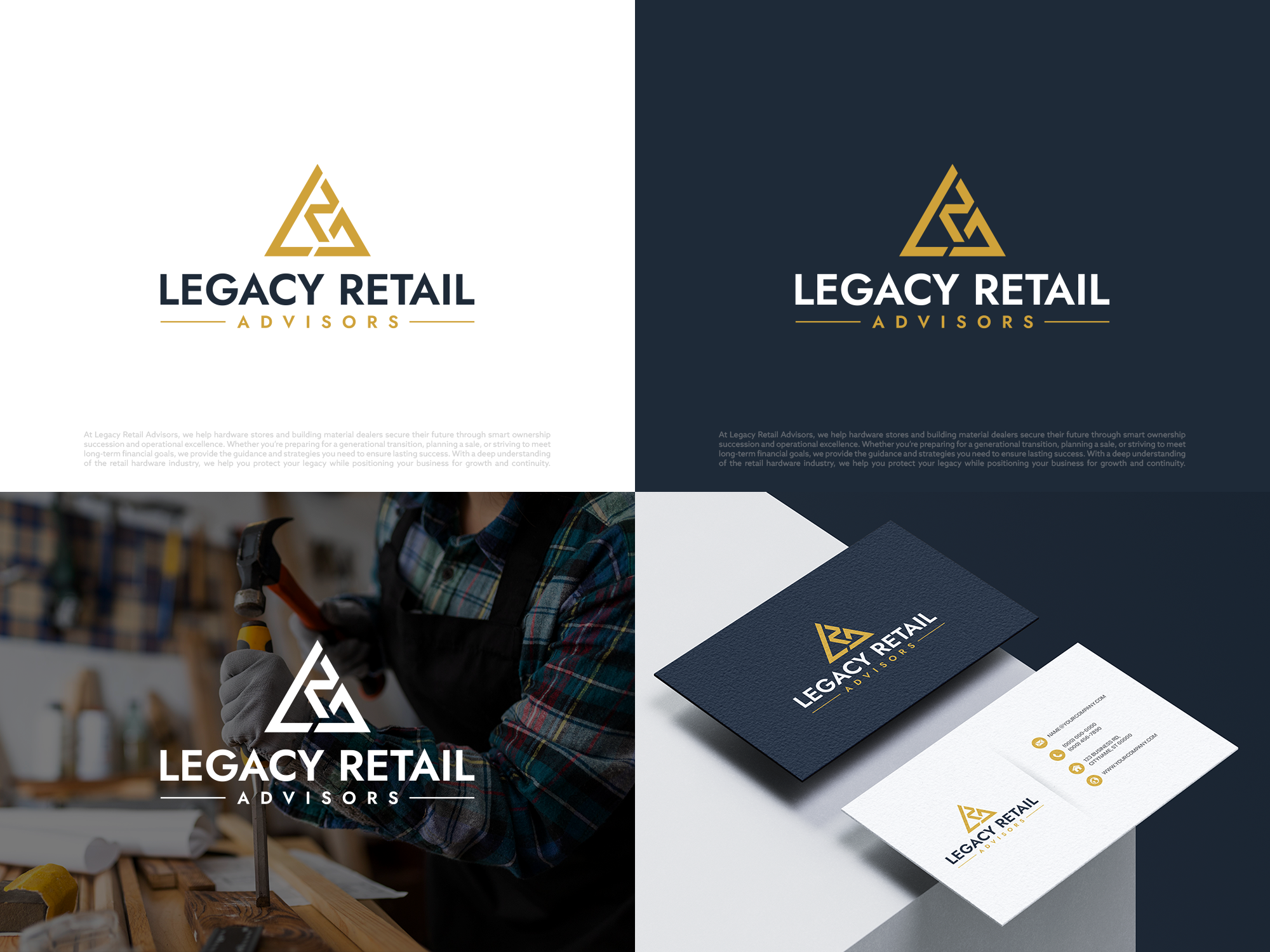 Logo Design by COLOUR CREATIVE for Legacy Retail Advisors | Design #35913876
