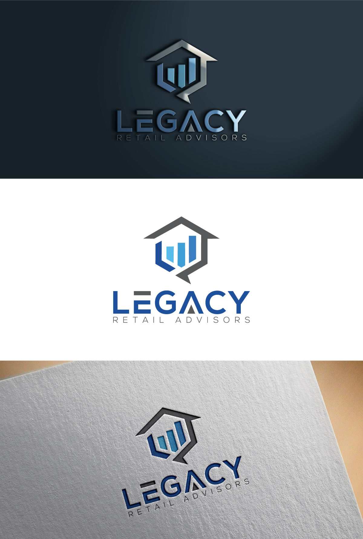 Logo Design by ThemeBoss for Legacy Retail Advisors | Design #35906706
