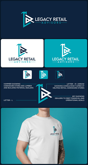 Logo Design by PixelUP Graphics for Legacy Retail Advisors | Design: #35905289