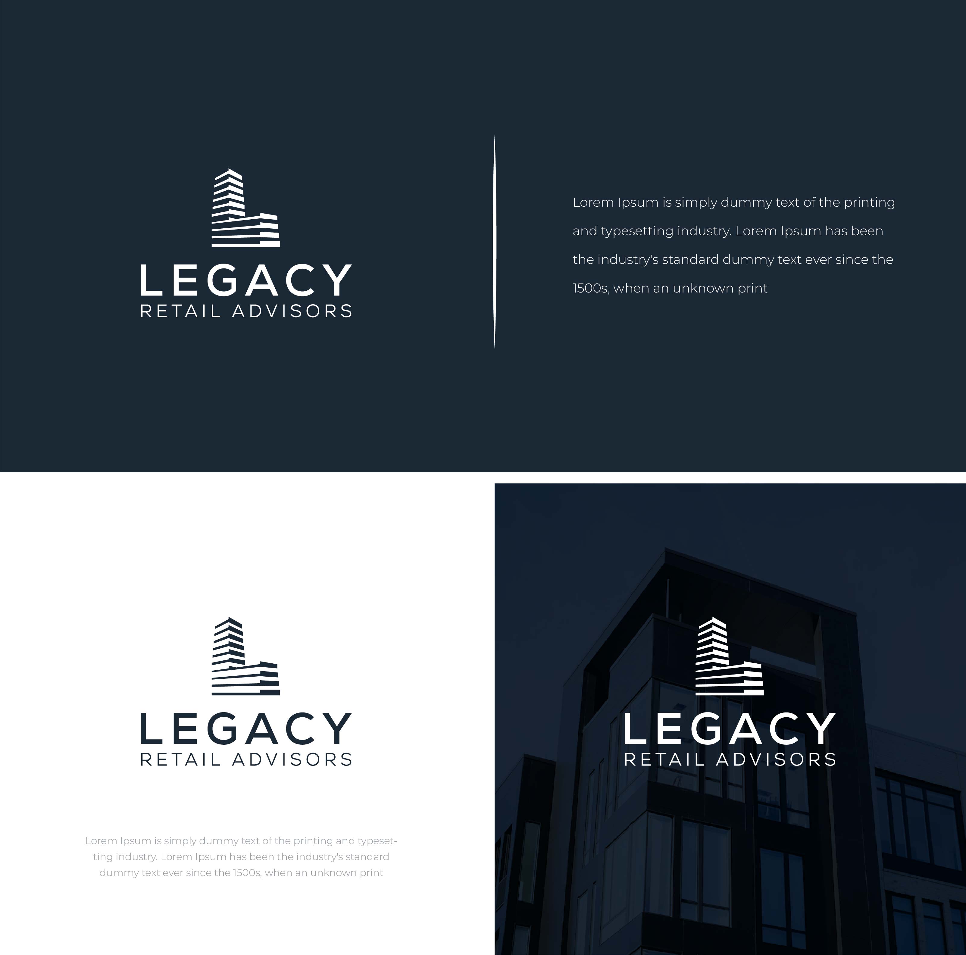 Logo Design by Logo Maker Zone for Legacy Retail Advisors | Design #35910254