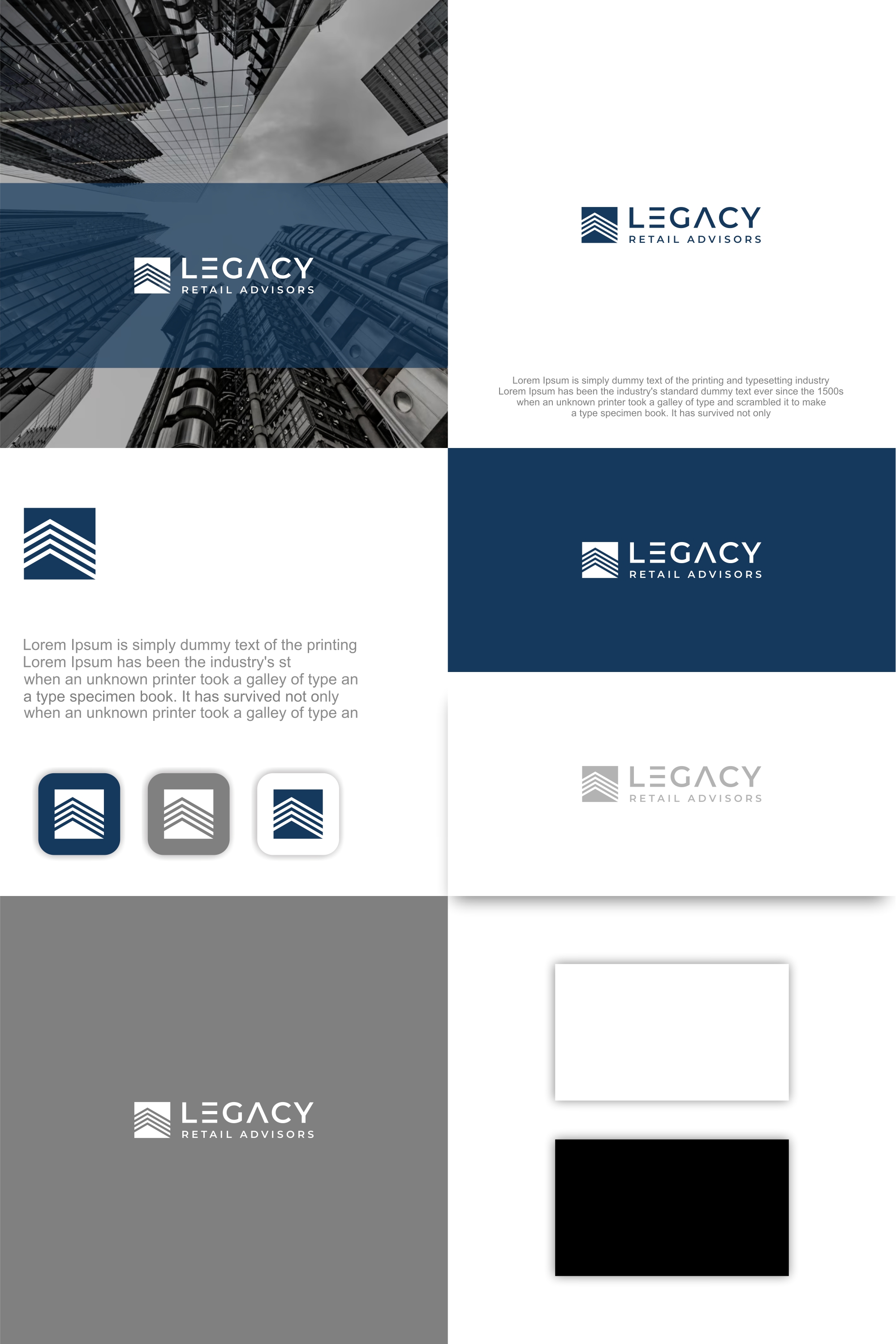 Logo Design by Stone Black for Legacy Retail Advisors | Design #35905394