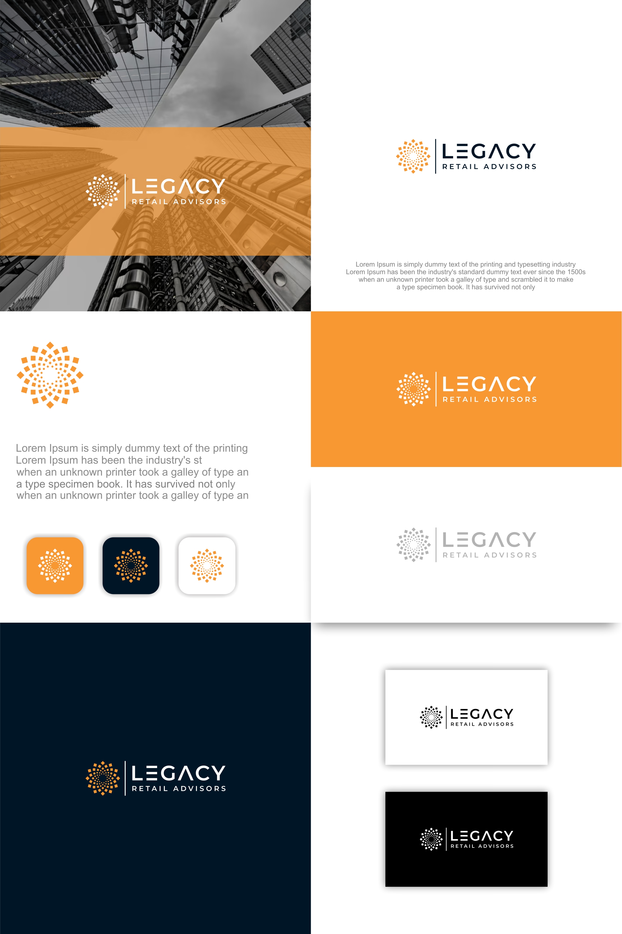Logo Design by Stone Black for Legacy Retail Advisors | Design #35905395