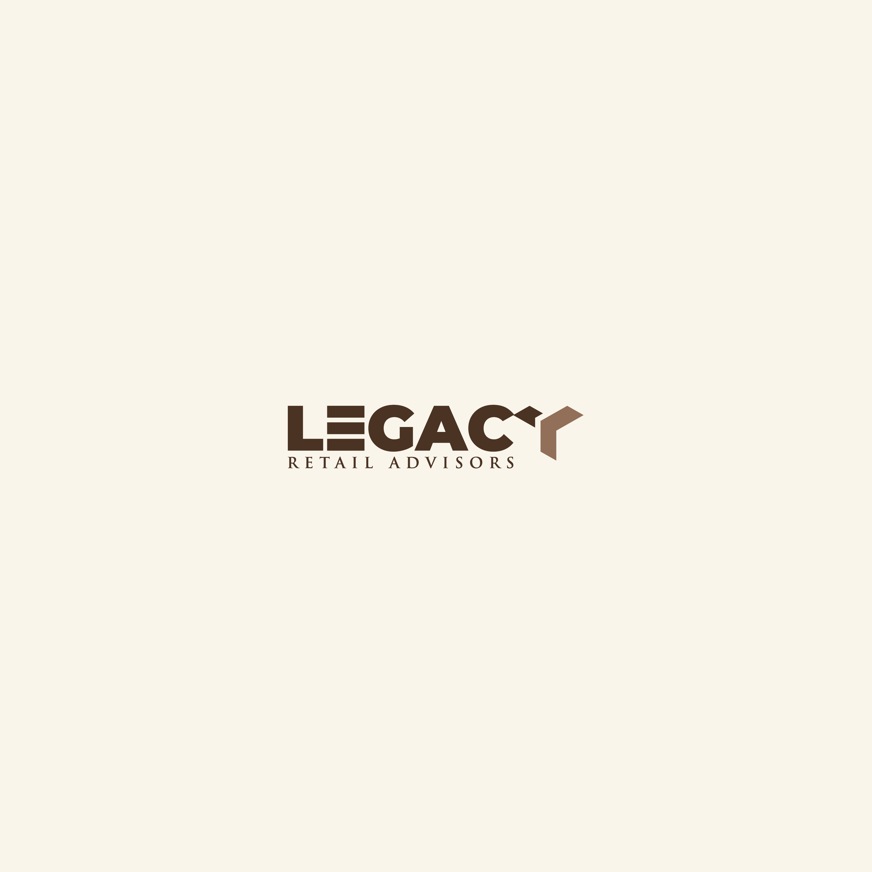 Logo Design by Verified artistry (Design garden) for Legacy Retail Advisors | Design #35916323