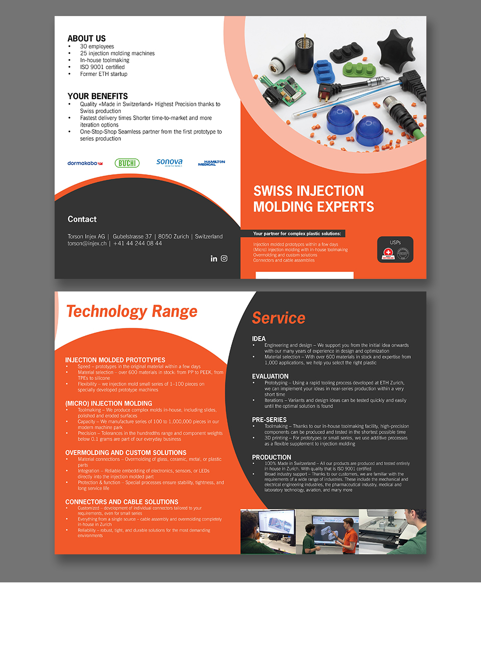 Flyer Design by YourLogoMaster for Torson Injex AG | Design #35912236