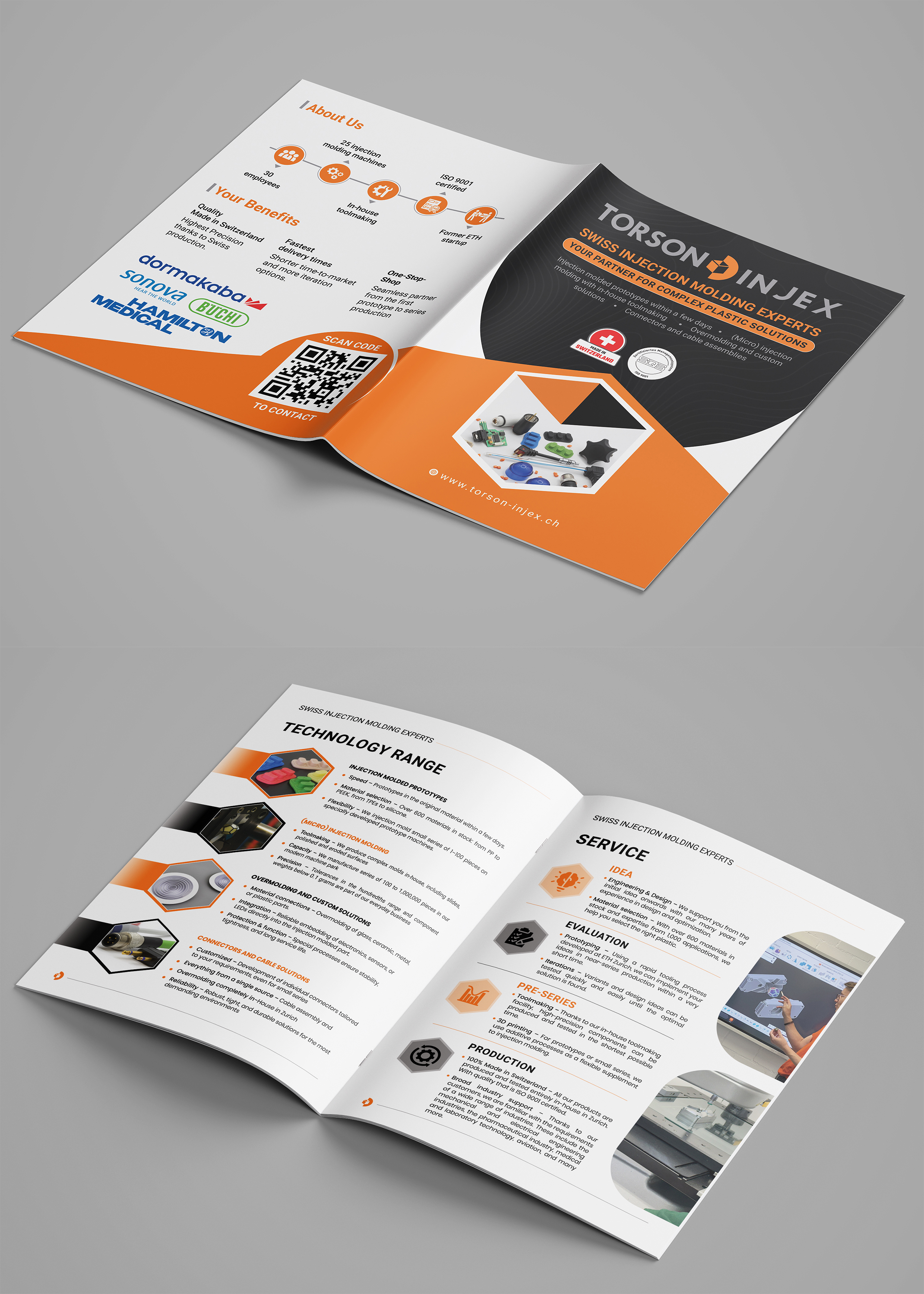 Flyer Design by designcircle for Torson Injex AG | Design #35930059