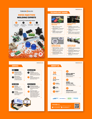 Flyer-Design von CRE.TIVE für Torson Injex AG | Design: #35931109