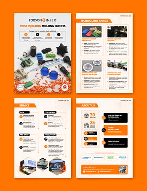 Flyer Design by CRE.TIVE for Torson Injex AG | Design: #35934709