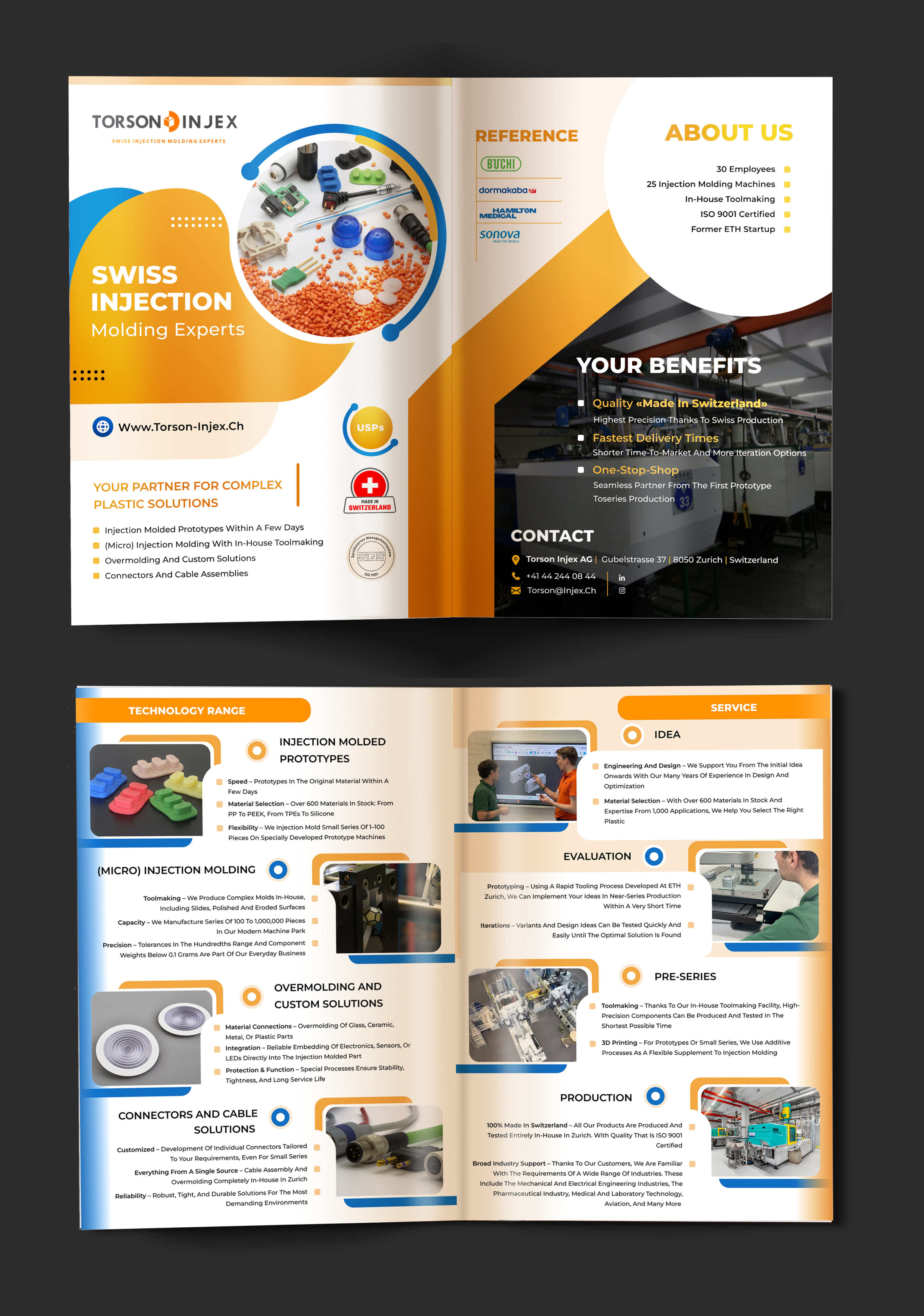 Flyer Design by Ascinate for Torson Injex AG | Design #35912905