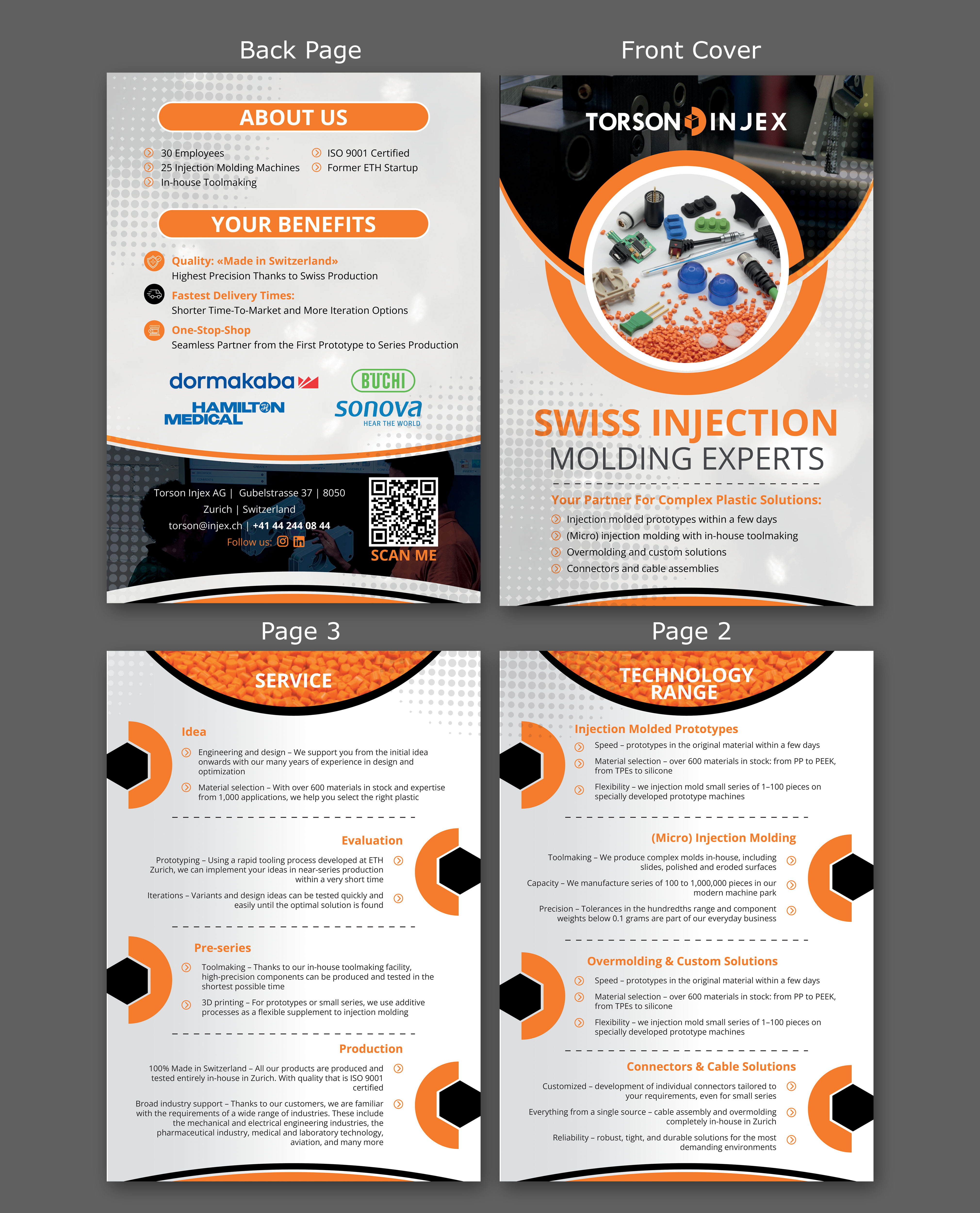 Flyer Design by Attractive D-Signs for Torson Injex AG | Design #35937438