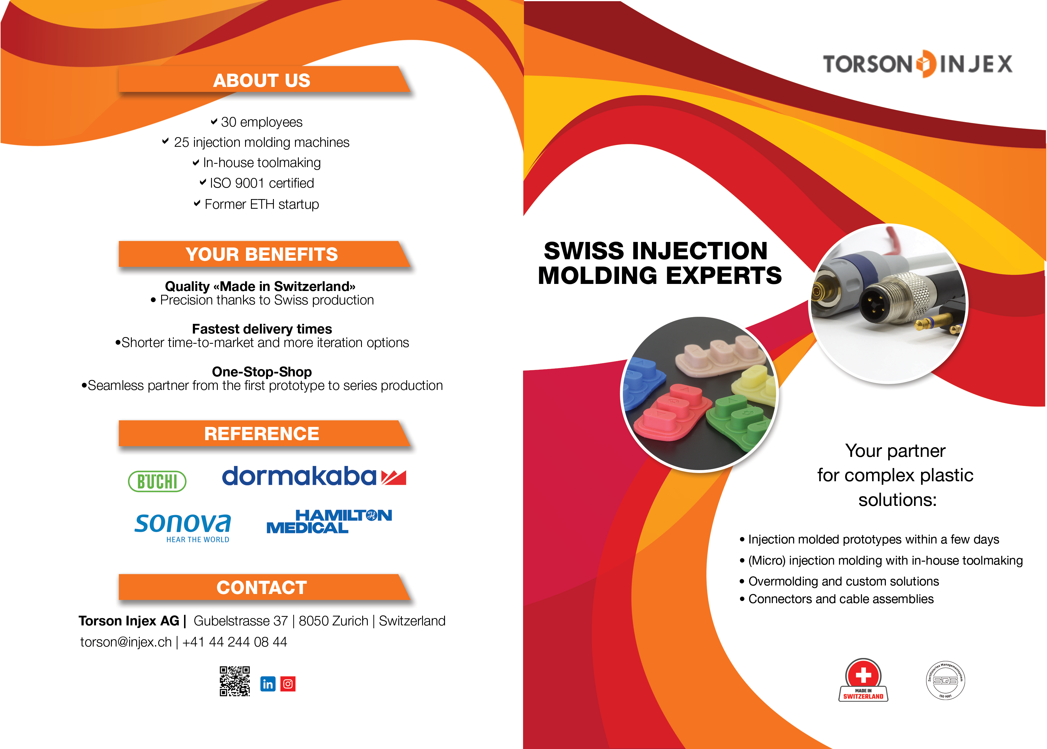 Flyer Design by Think1st for Torson Injex AG | Design #35936937