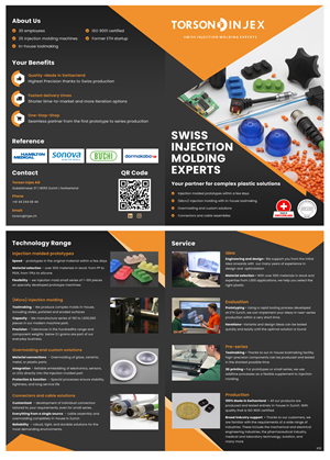 Flyer Design by pb for Torson Injex AG | Design: #35930777