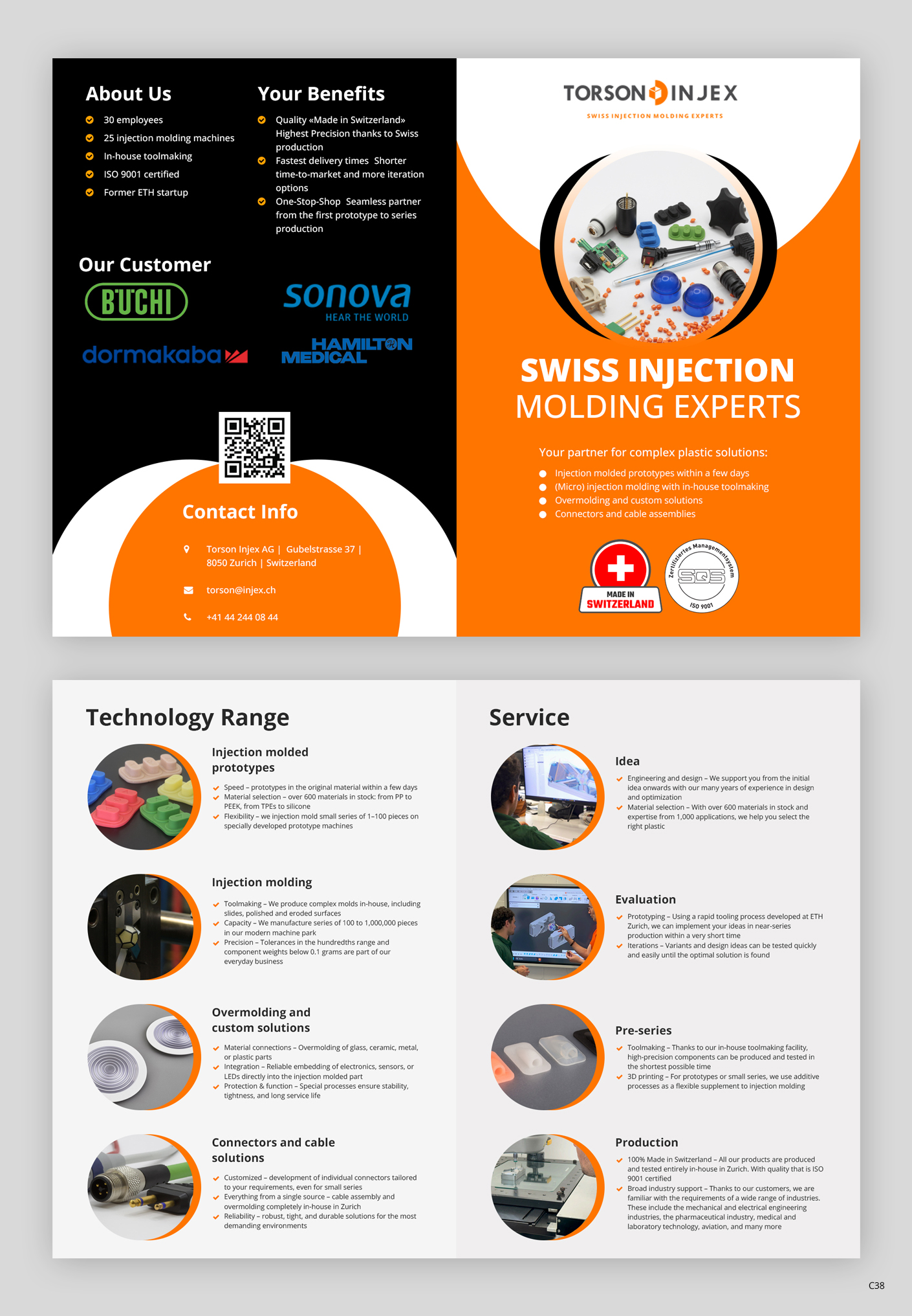 Diseño de Flyer por pb para Torson Injex AG | Diseño #35930779