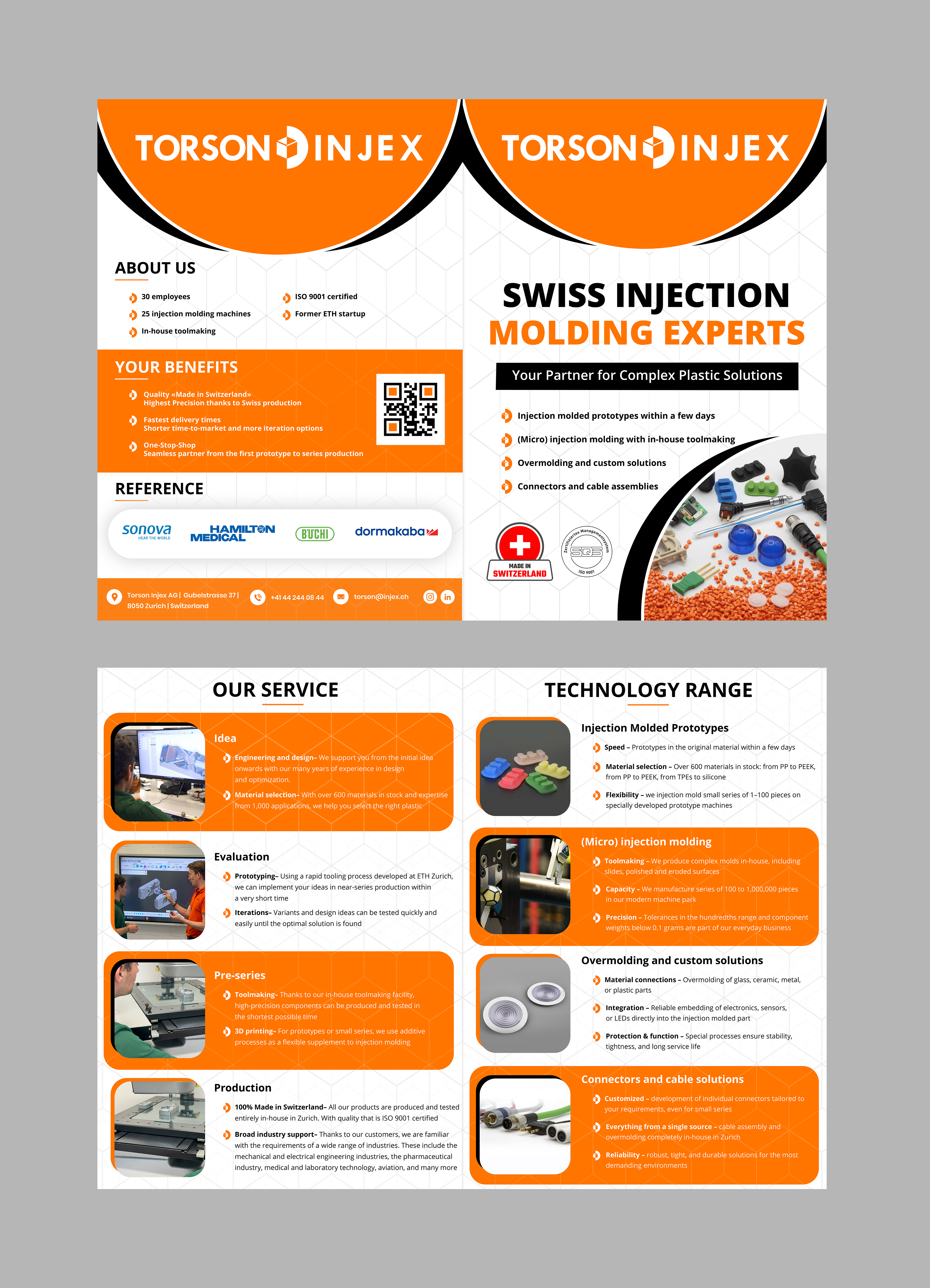 Flyer Design by Creations Box 2015 for Torson Injex AG | Design #35909056