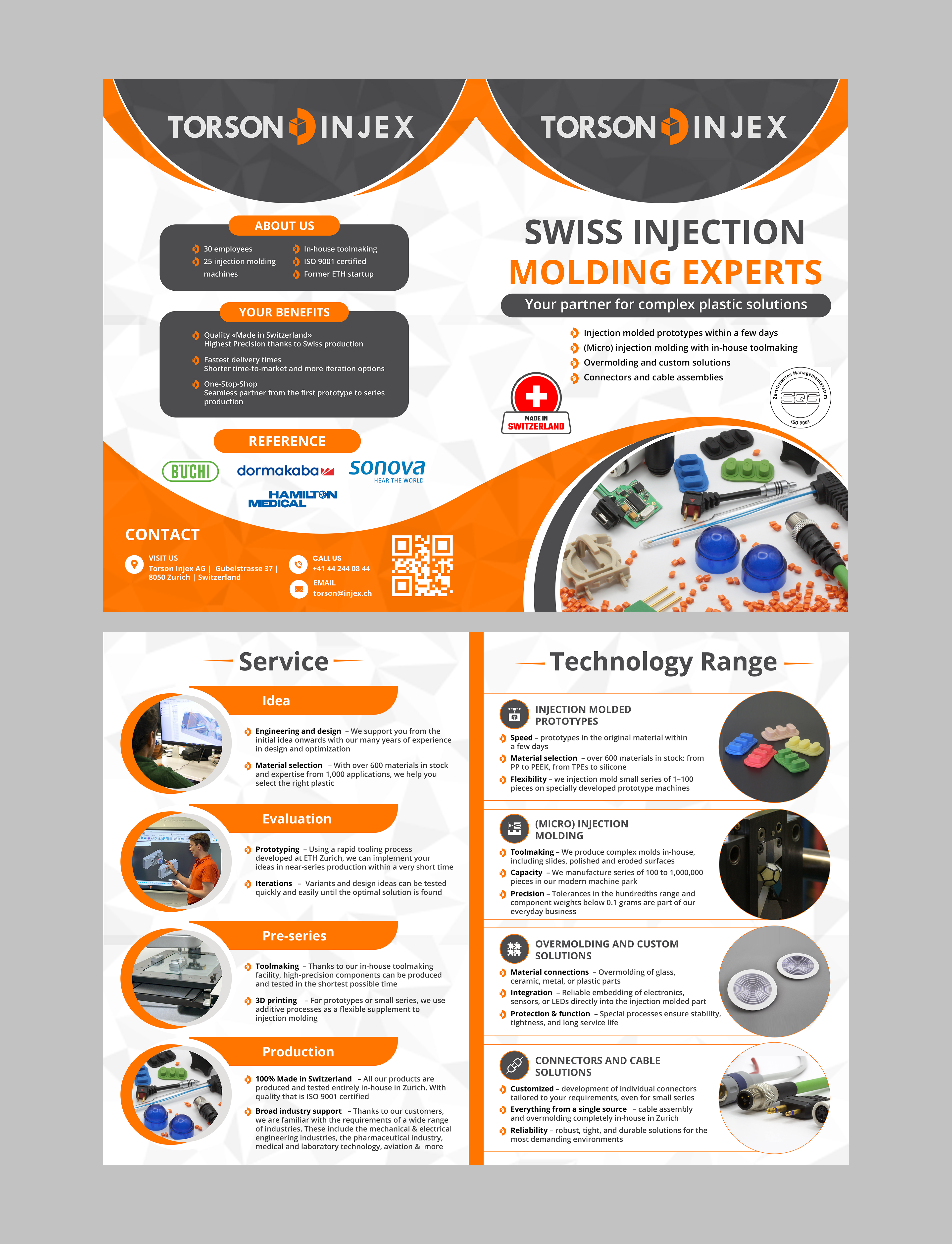 Flyer Design by Creations Box 2015 for Torson Injex AG | Design #35909060