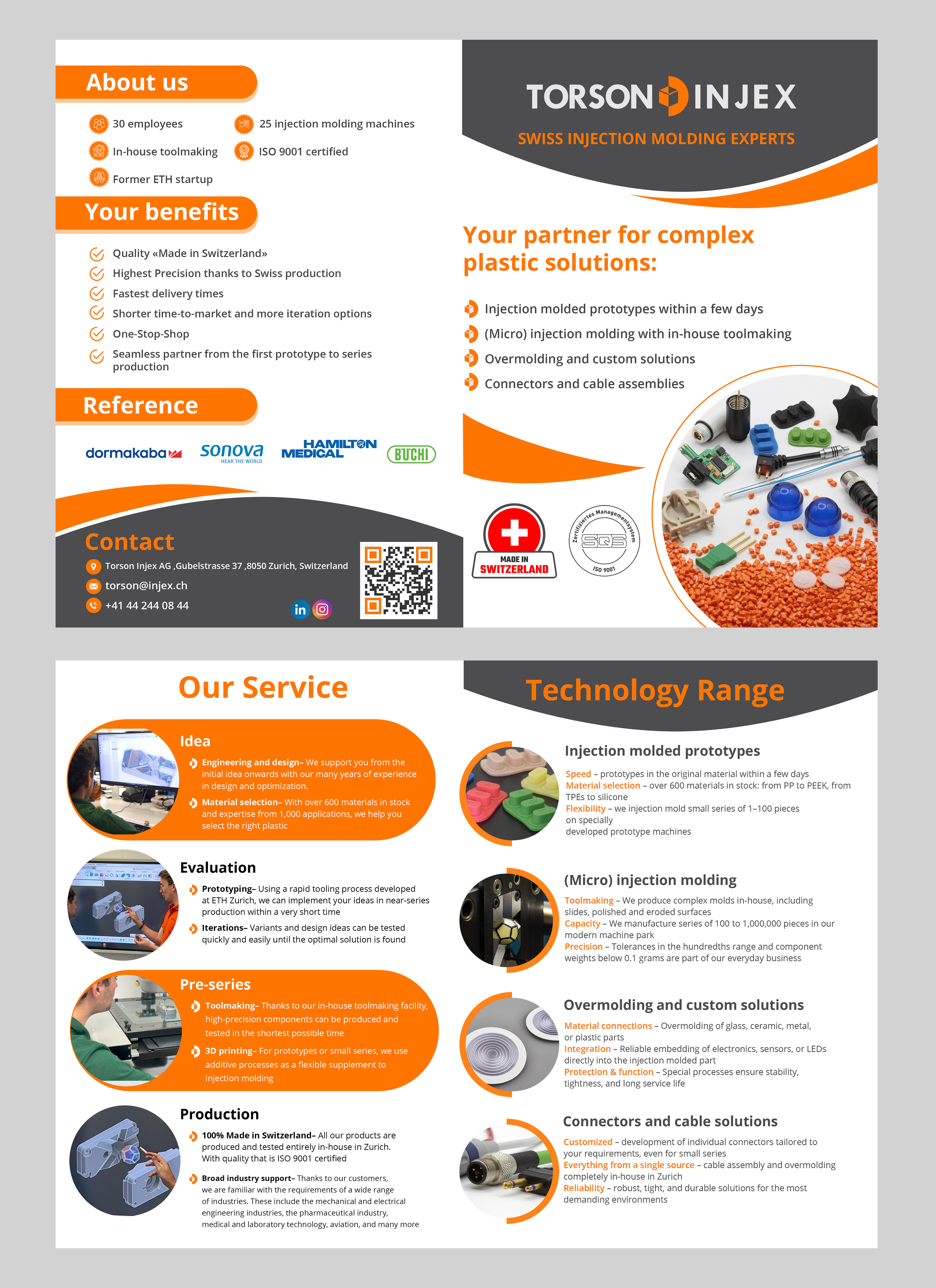 Flyer Design by Creations Box 2015 for Torson Injex AG | Design #35910535