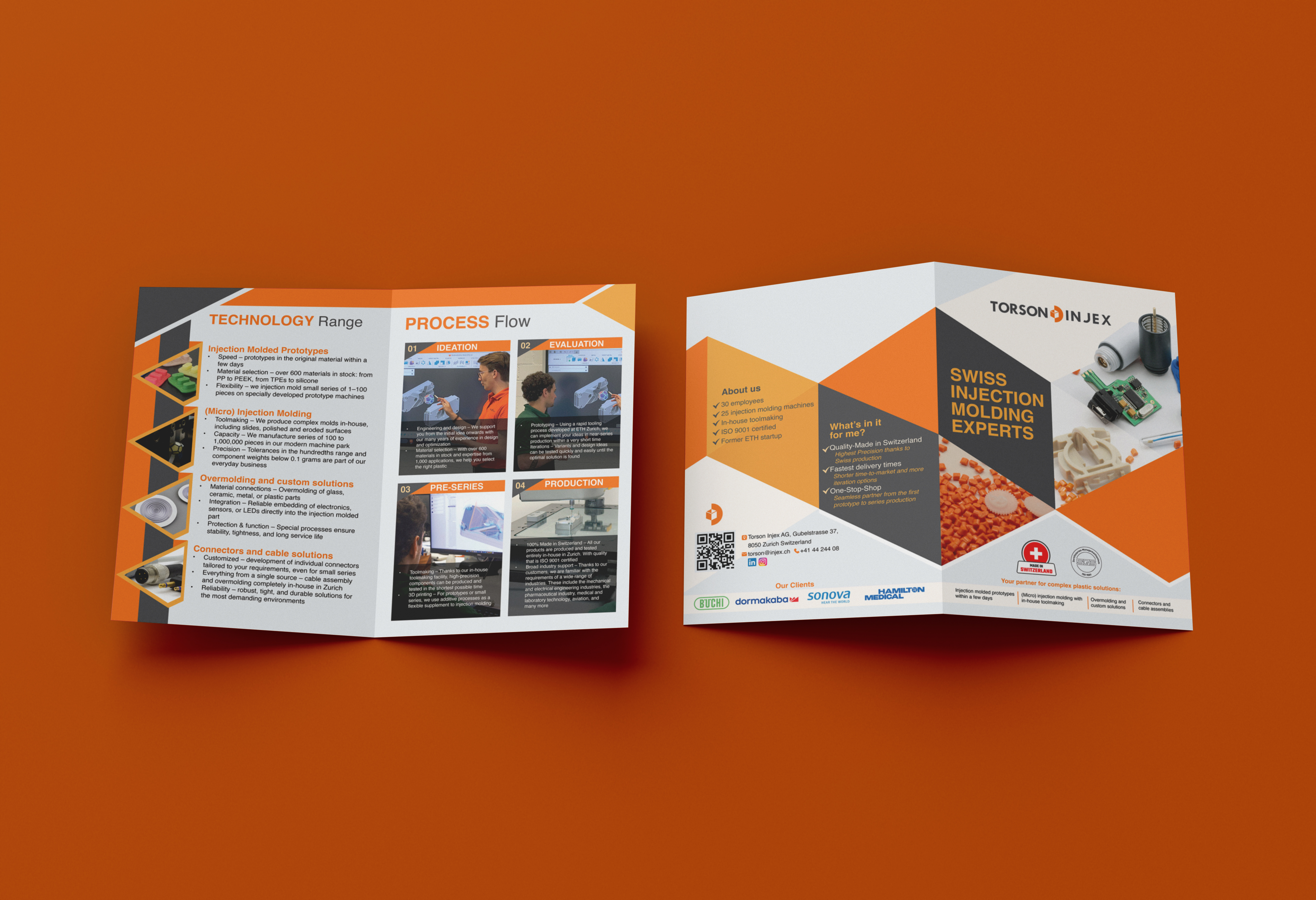 Flyer Design by Manobo Graphic Design Services for Torson Injex AG | Design #35920126