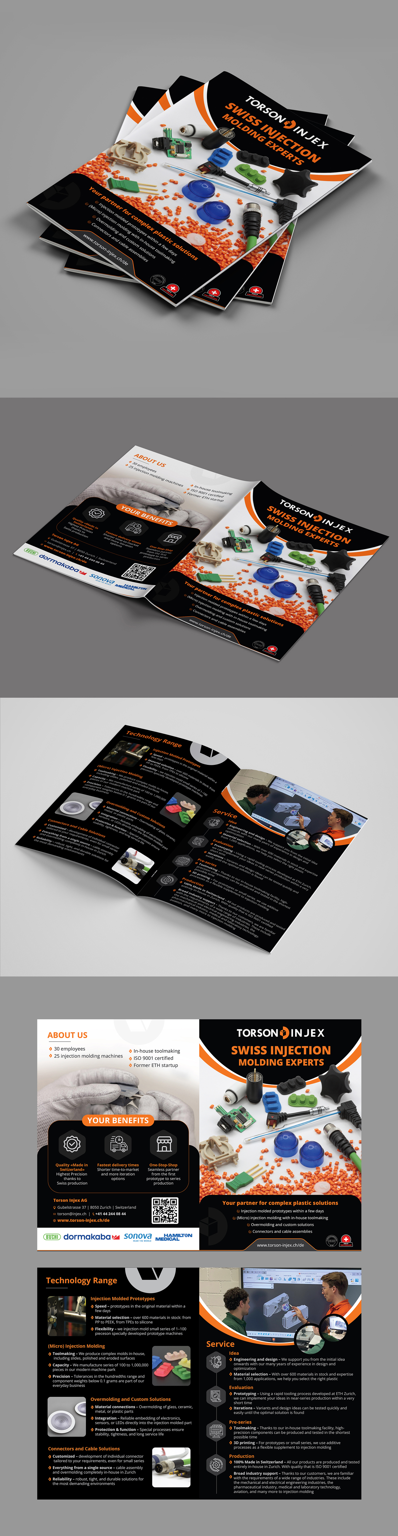 Flyer Design by 123graphics for Torson Injex AG | Design #35911230