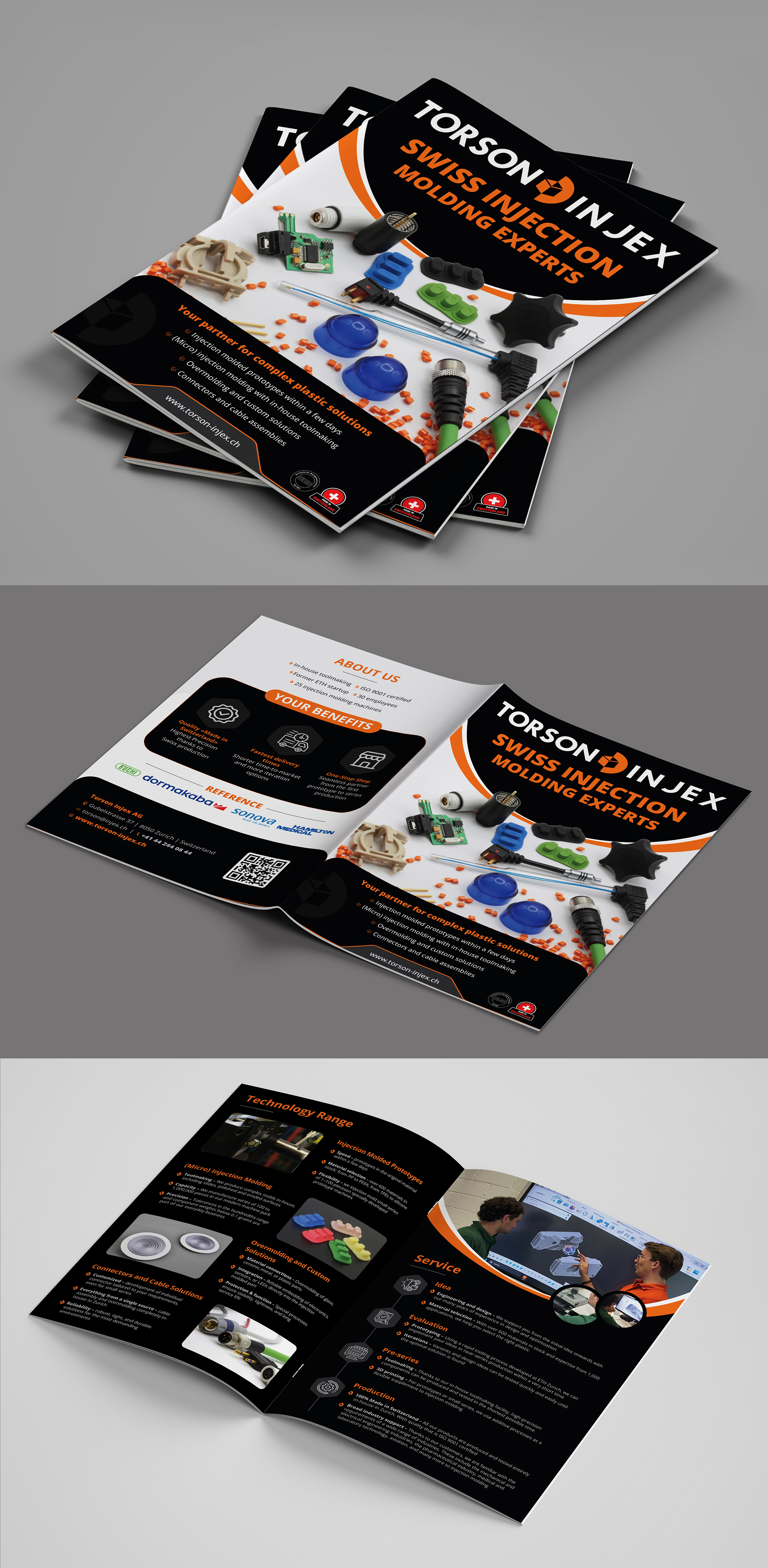 Flyer Design by 123graphics for Torson Injex AG | Design #35921445