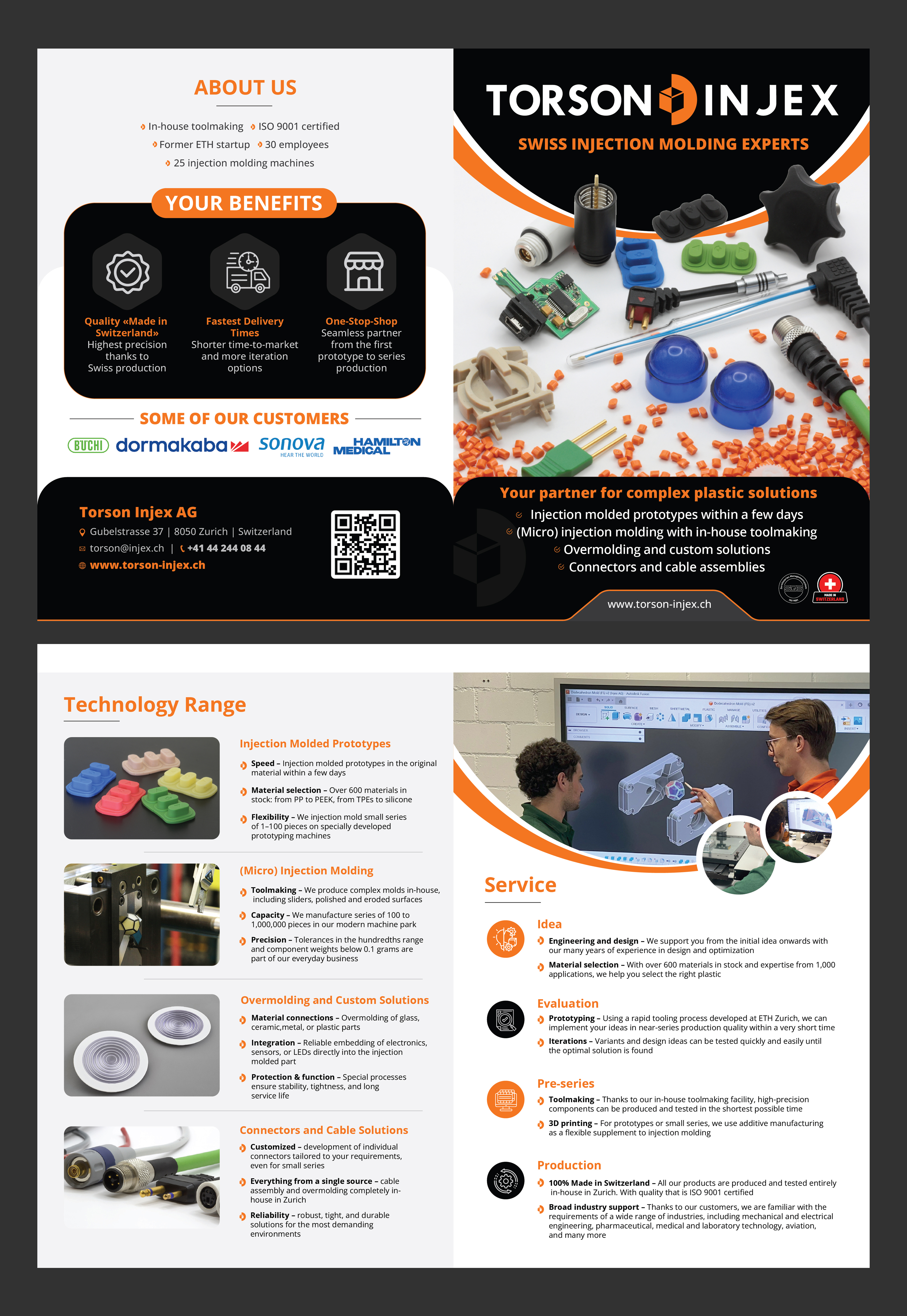 Flyer Design by 123graphics for Torson Injex AG | Design #35942212