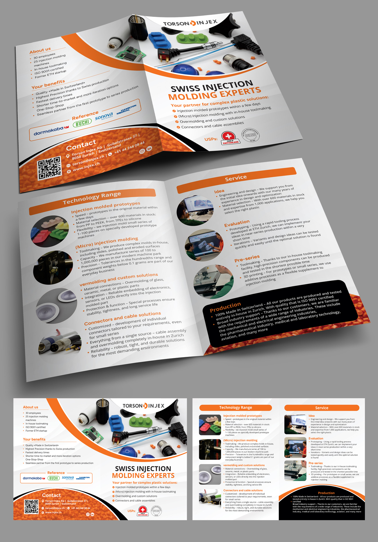 Flyer-Design von Dzhafir für Torson Injex AG | Design #35904706