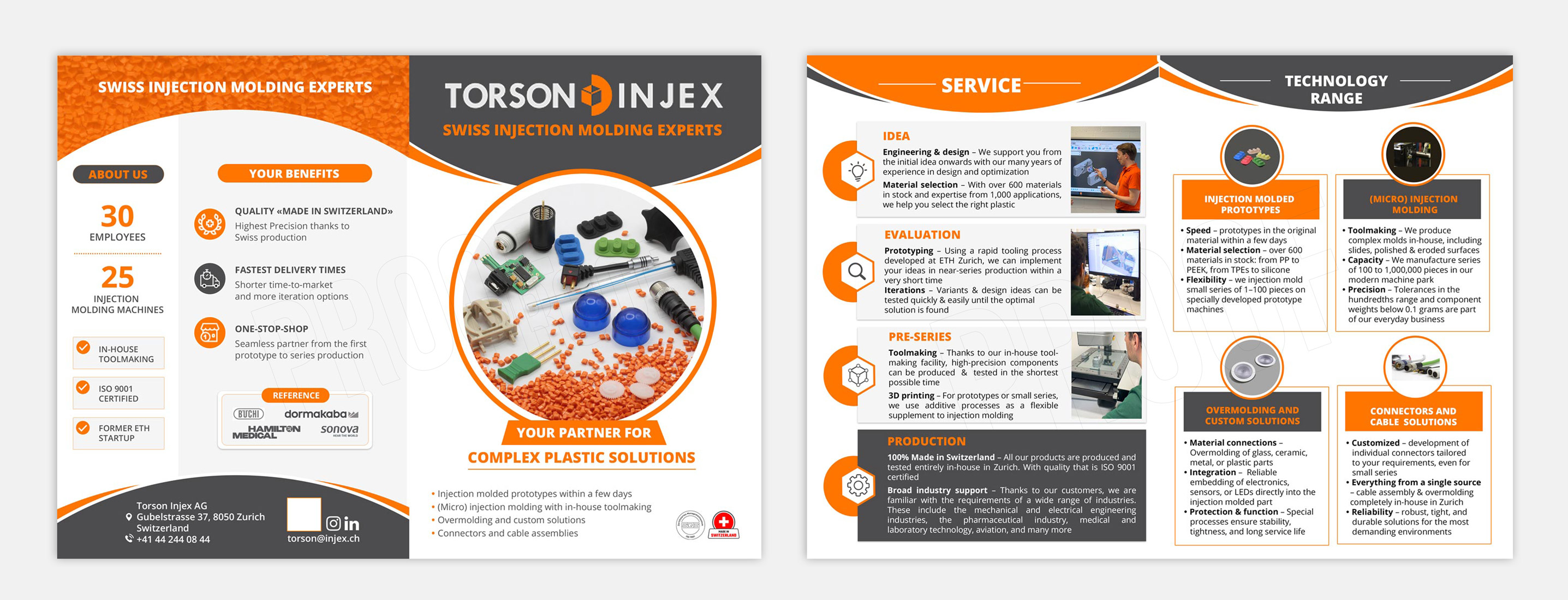 Flyer Design by DA. for Torson Injex AG | Design #35925038