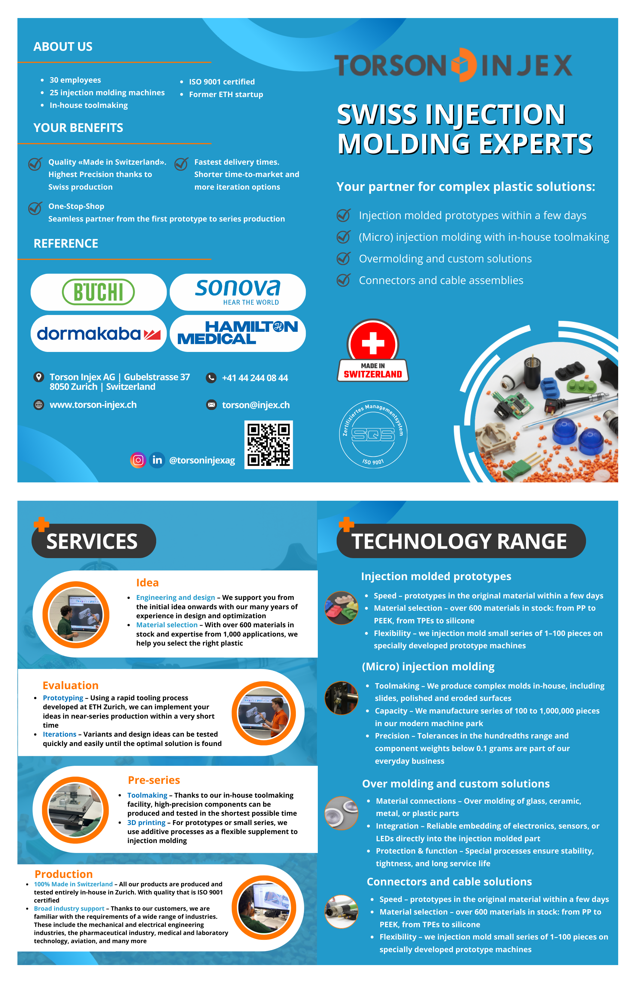 Flyer Design by James for Torson Injex AG | Design #35916836