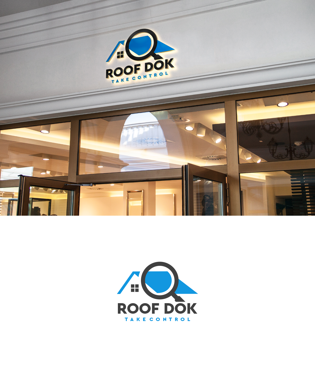Logo Design by Winner Studio for Roof Dok | Design #35914131