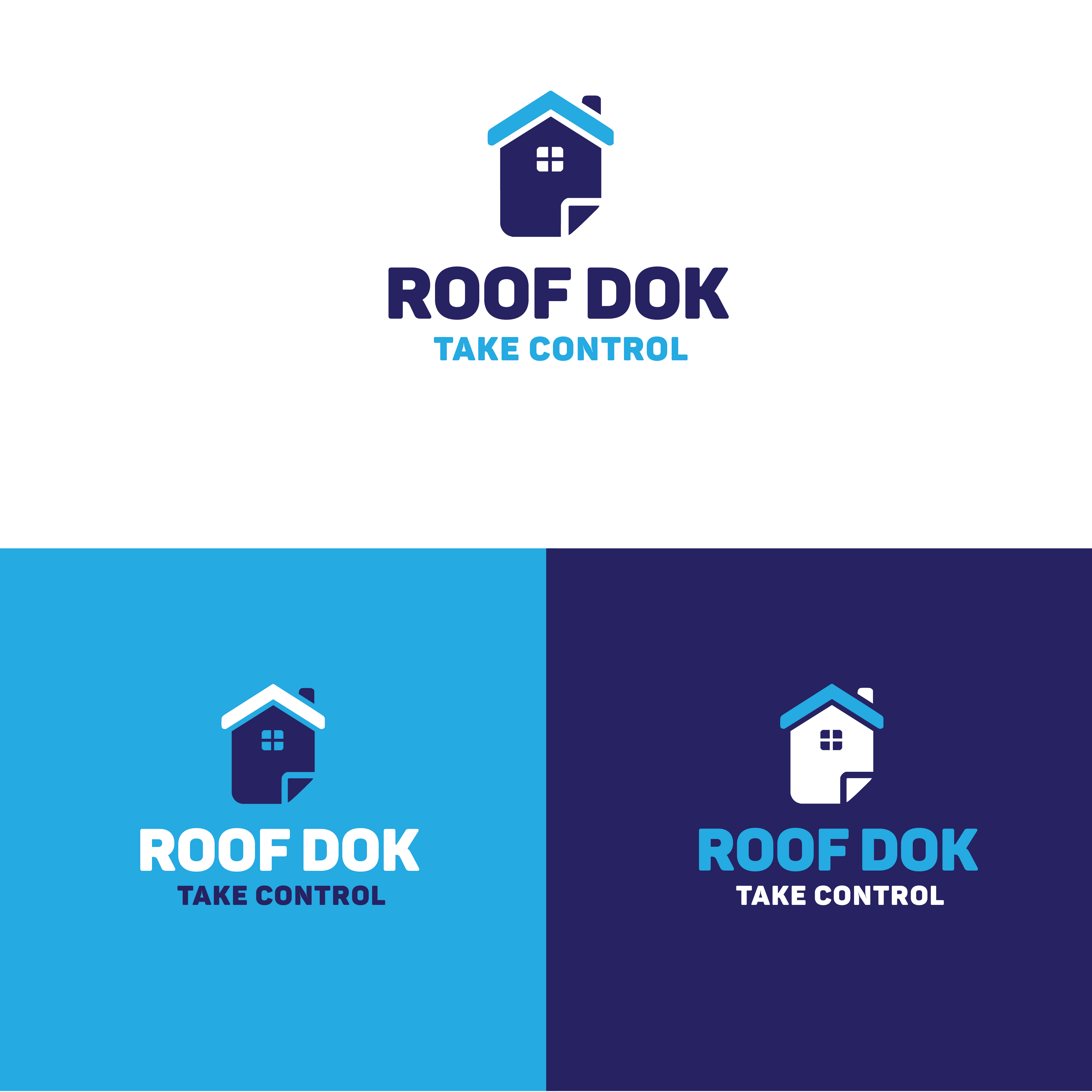 Logo Design by PurpleBoa for Roof Dok | Design #35916106