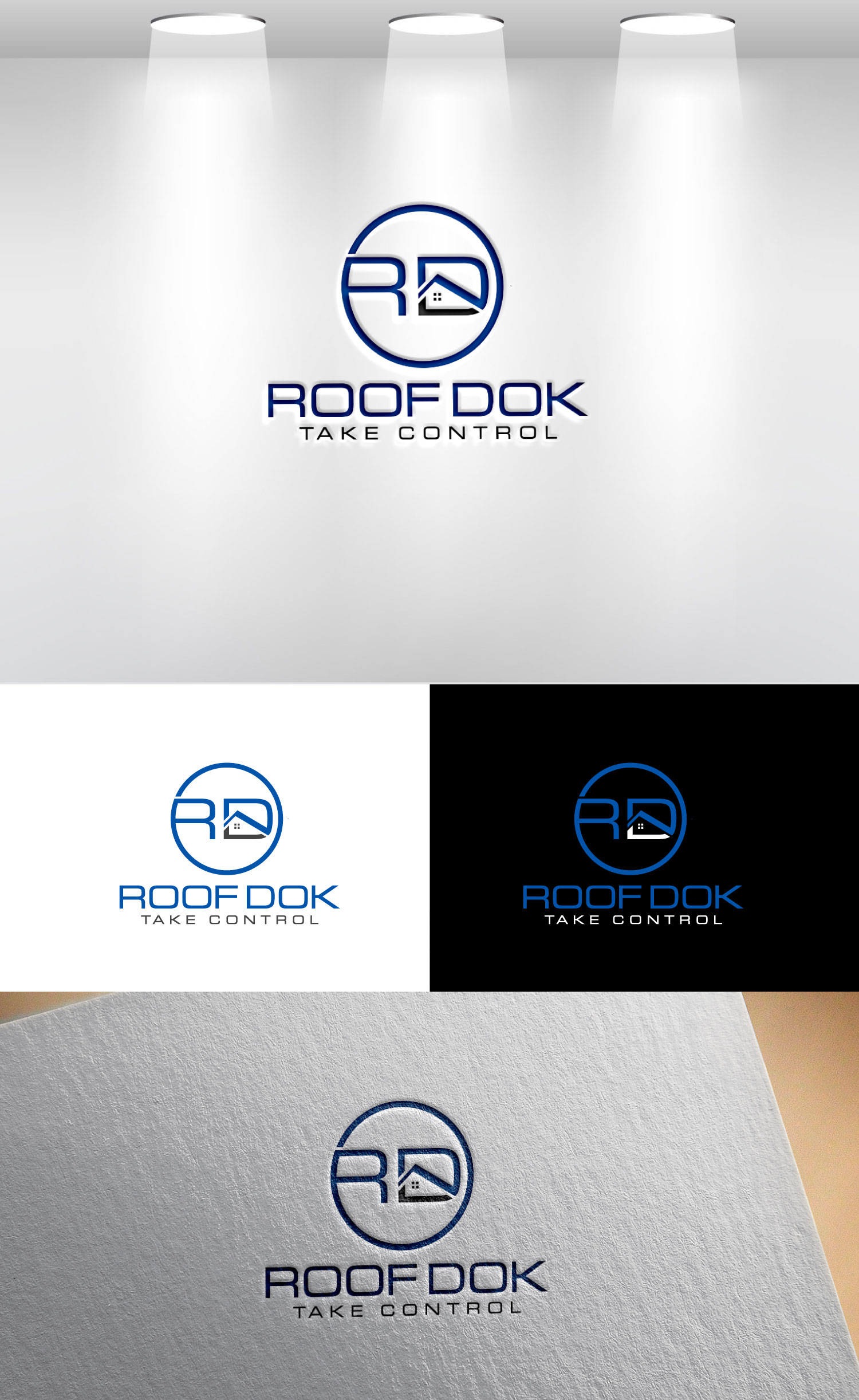 Logo Design by Mi Design1 for Roof Dok | Design #35901525