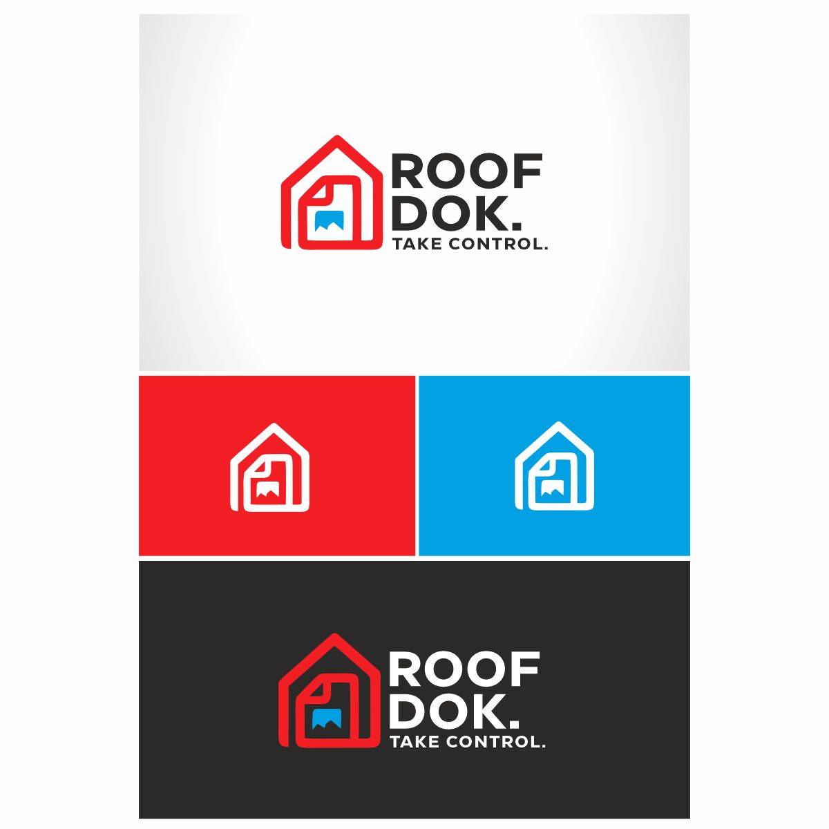 Logo Design by Fortmindz for Roof Dok | Design #35903727