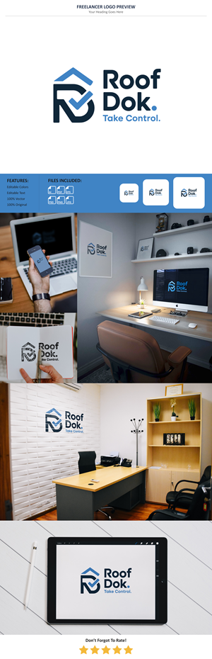 Logo-Design von VectorForge für Roof Dok | Design: #35907386