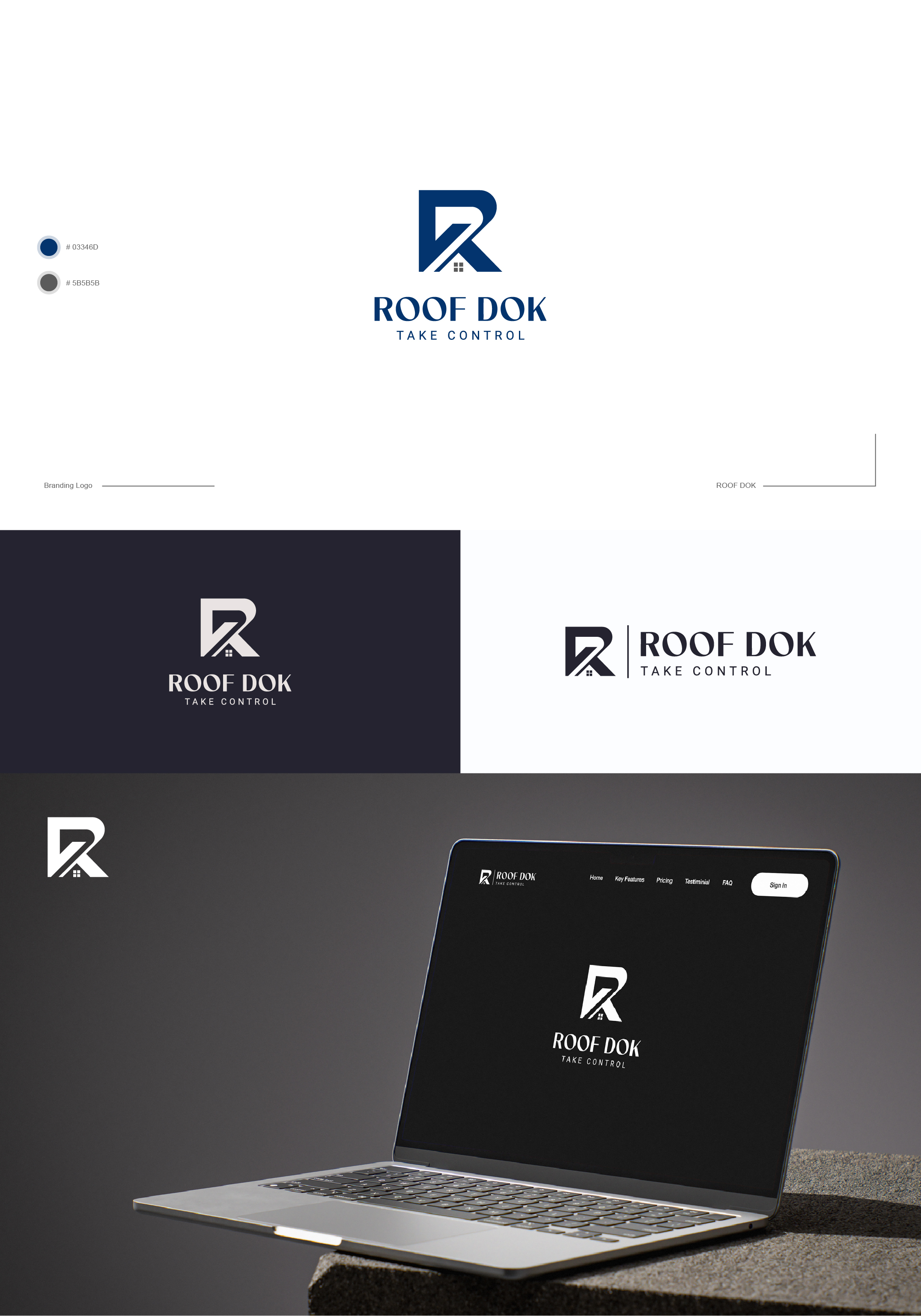 Logo Design by dai hui for Roof Dok | Design #35902920