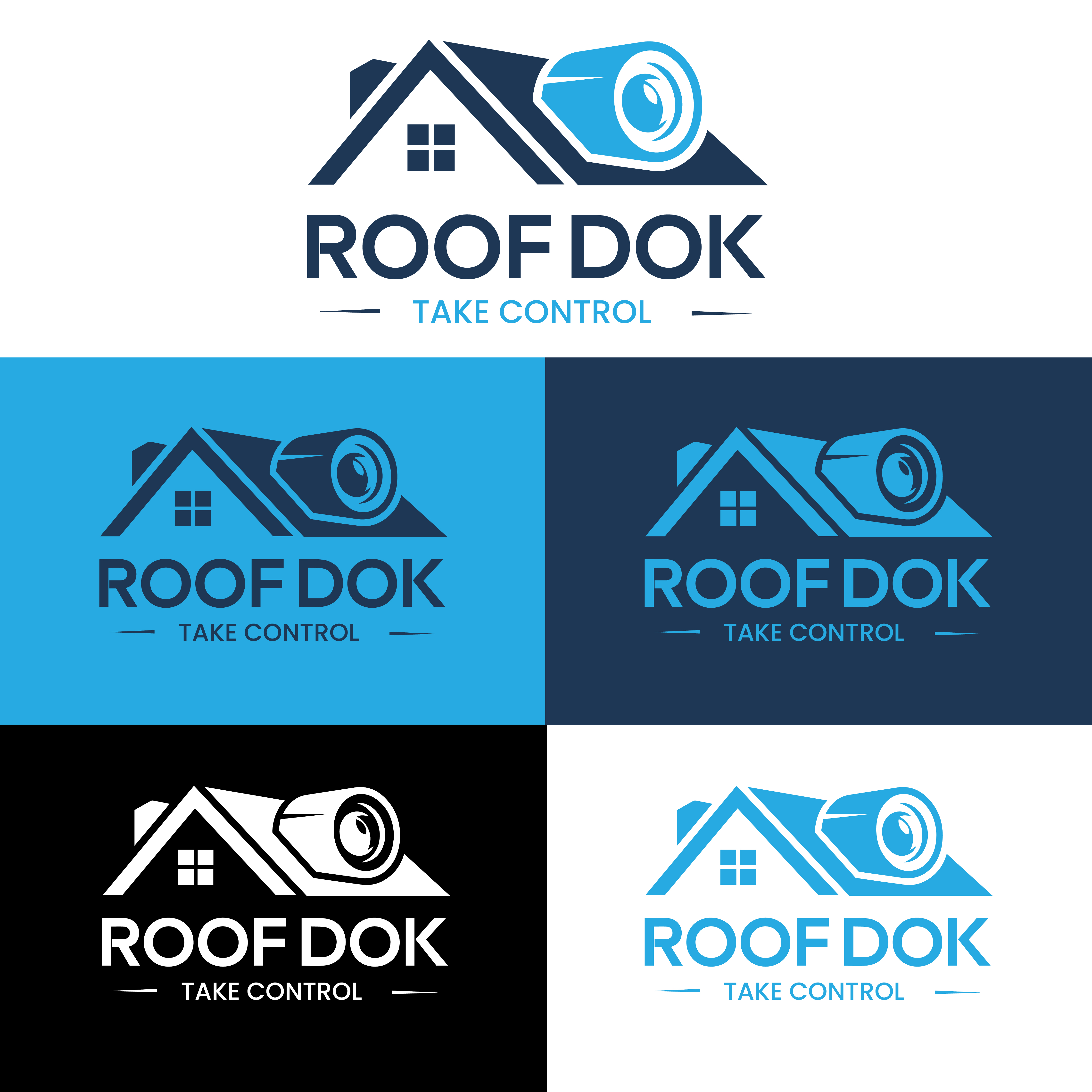 Logo Design by Shariqology for Roof Dok | Design #35902862