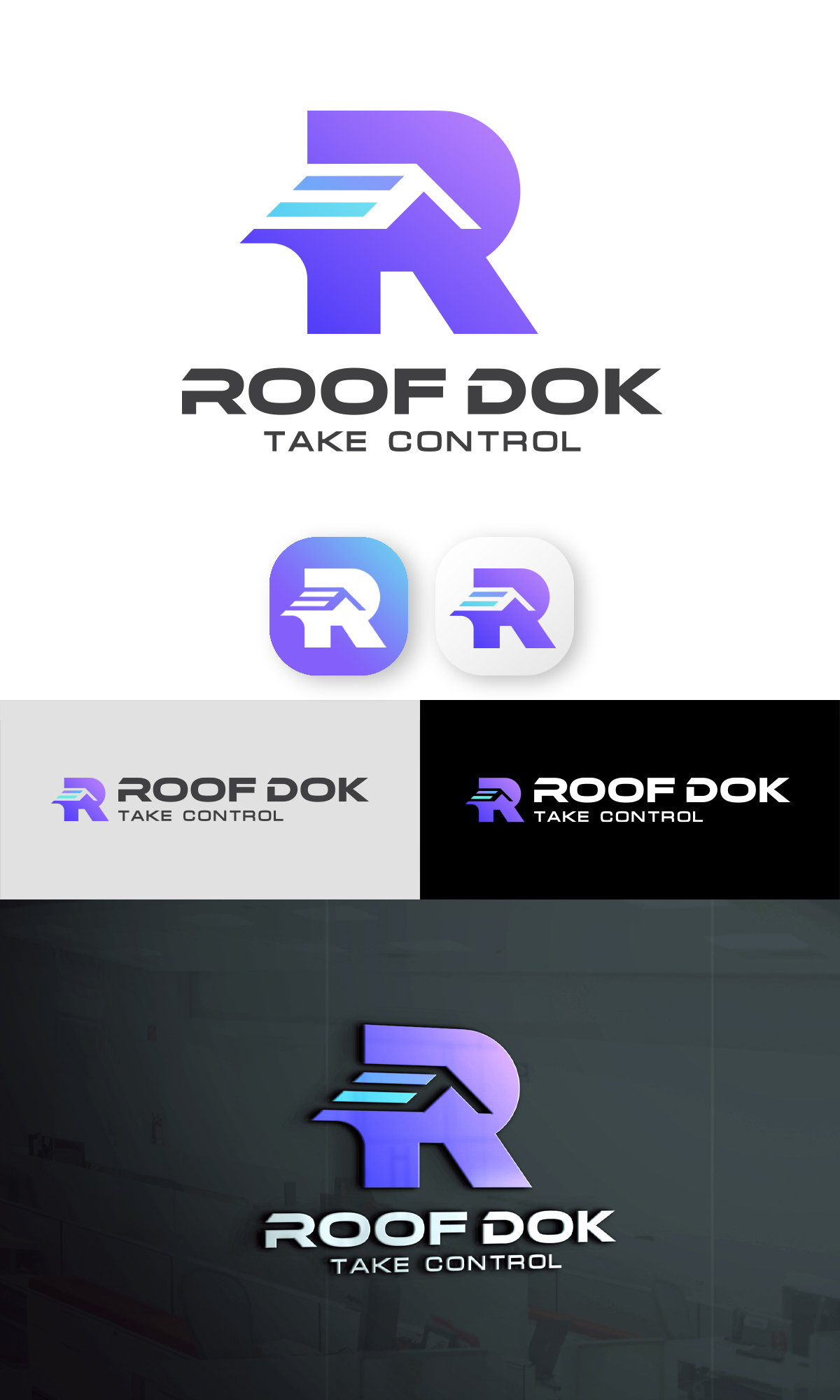Logo Design by Alf Mozara for Roof Dok | Design #35902723